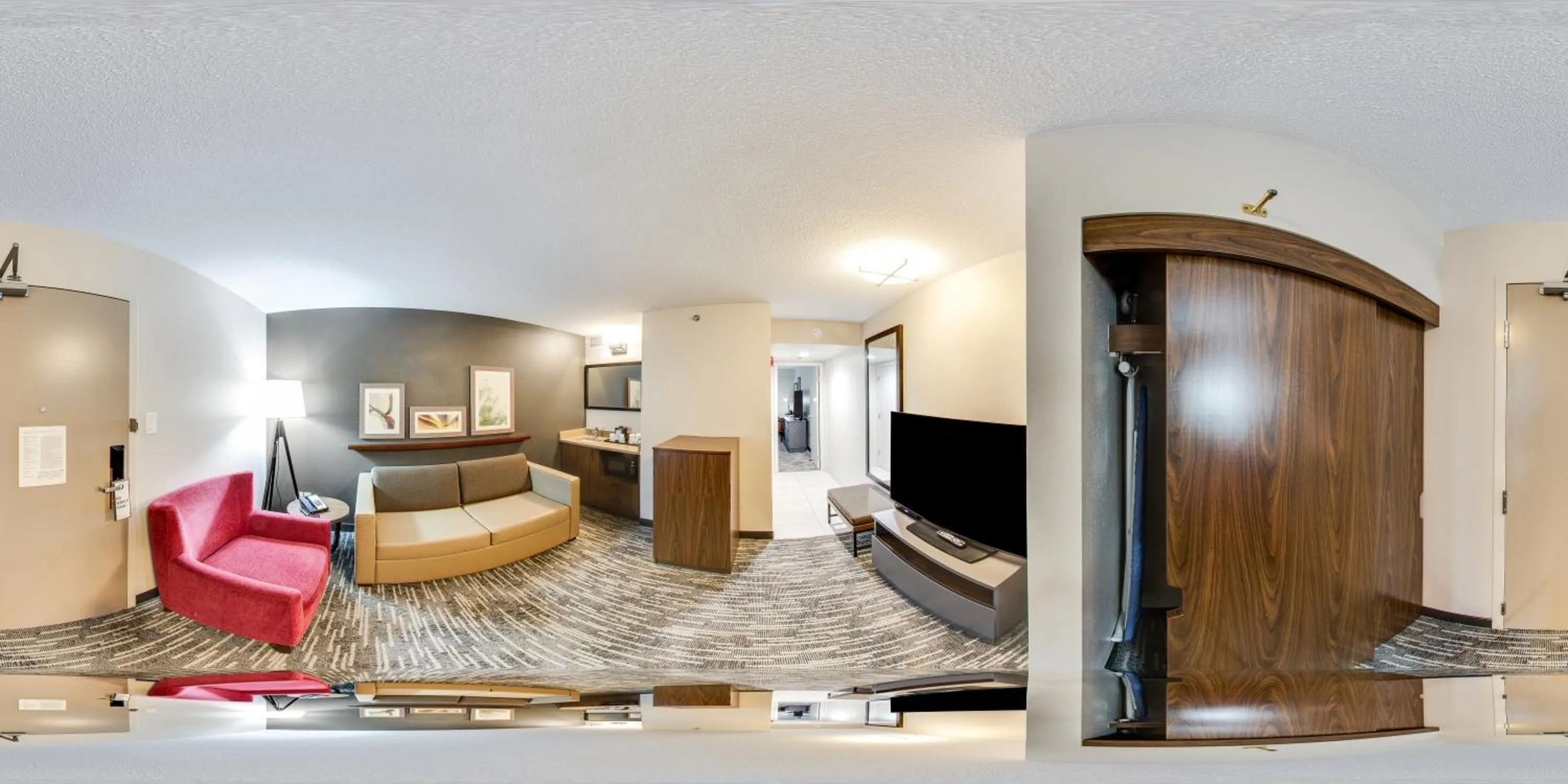 Living room, Bed in Country Inn & Suites by Radisson, Winnipeg, MB