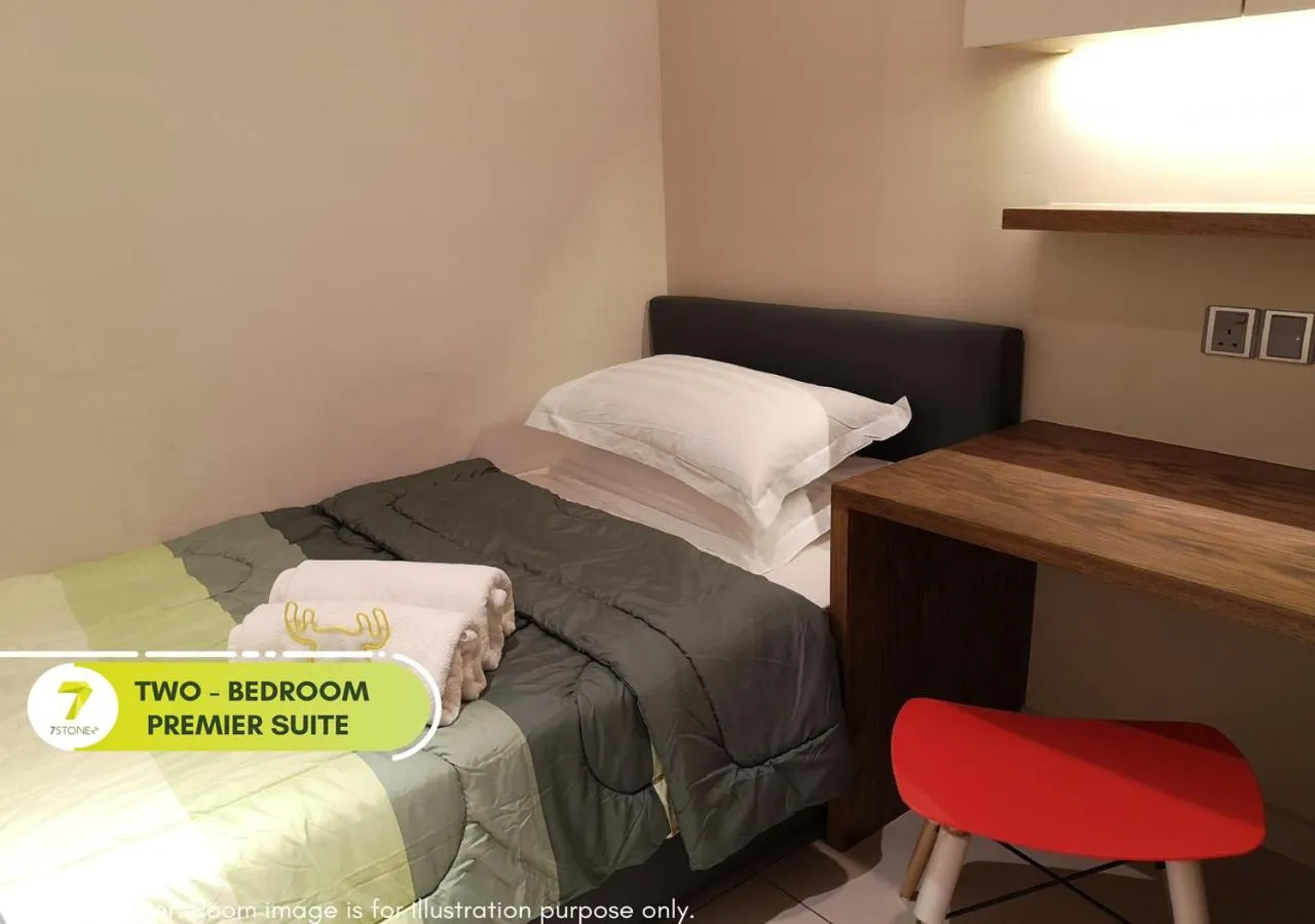 Bed in 7Stonez Suites Geo38 Genting Highlands