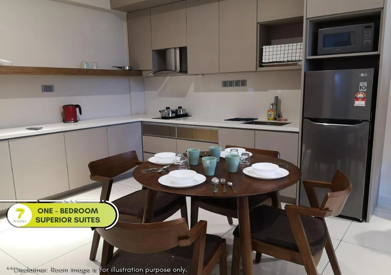 Kitchen or kitchenette in 7Stonez Suites Geo38 Genting Highlands