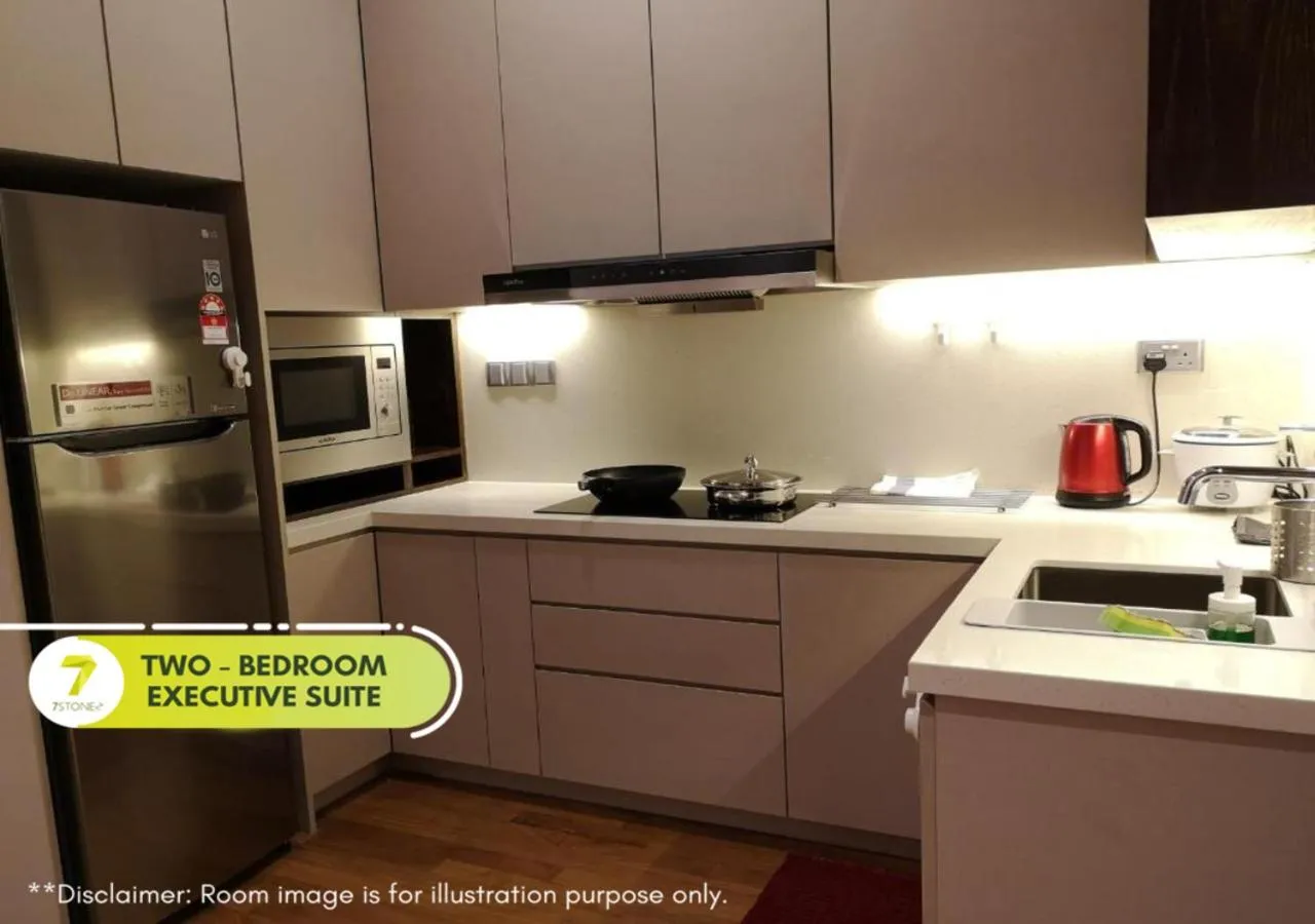 Kitchen or kitchenette in 7Stonez Suites Geo38 Genting Highlands