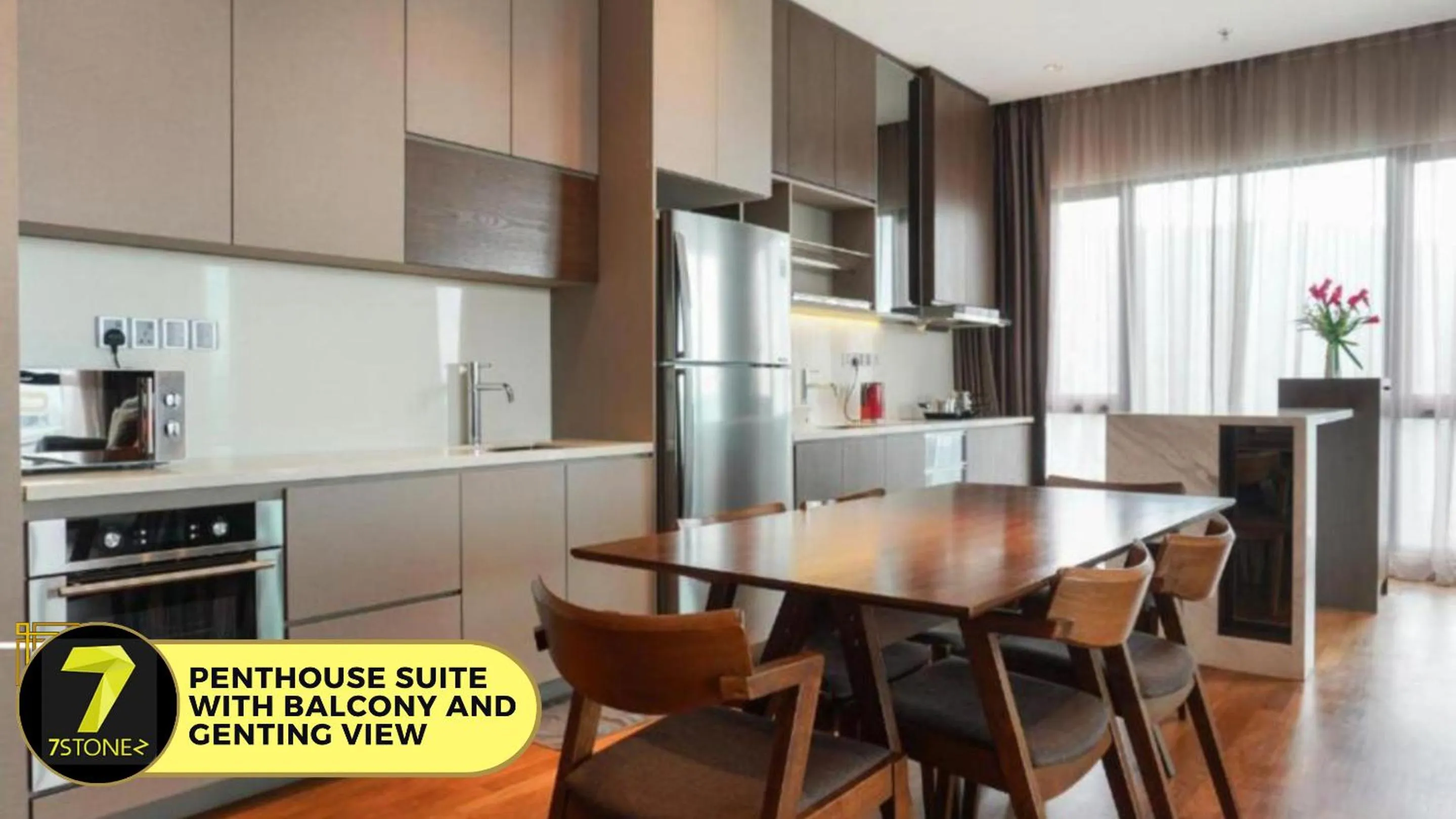 Dining area in 7Stonez Suites Geo38 Genting Highlands