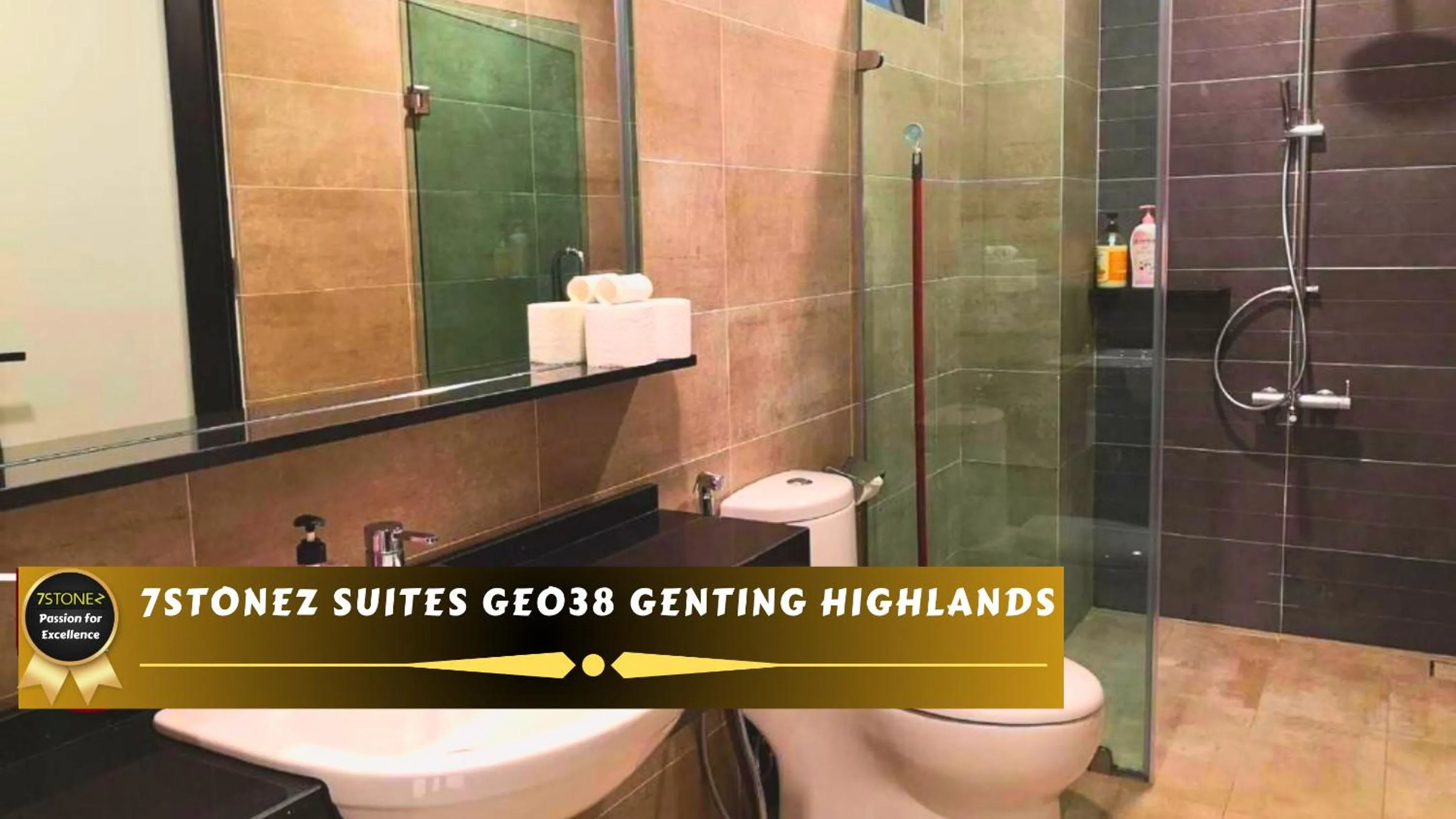 Shower in 7Stonez Suites Geo38 Genting Highlands