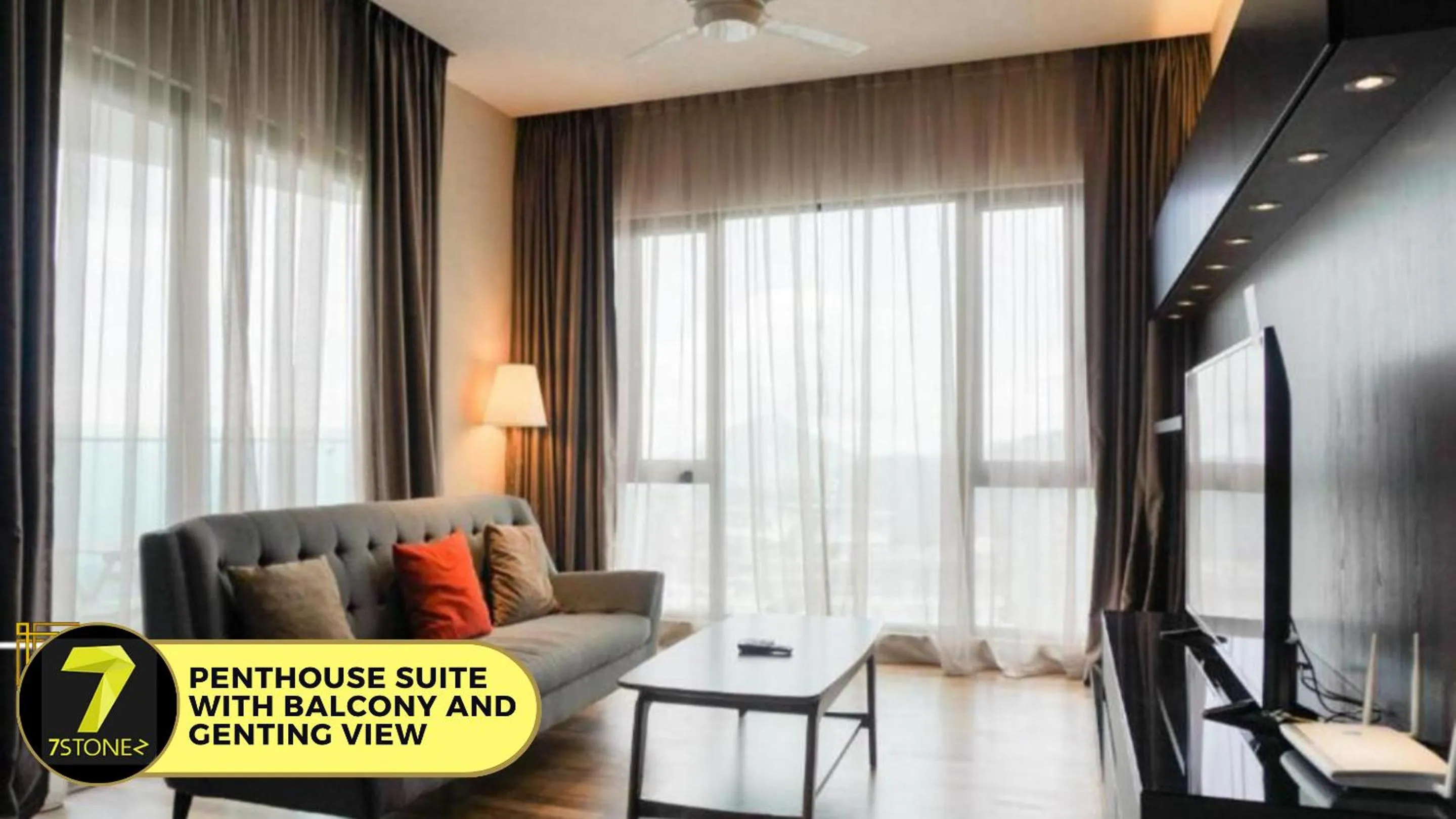 Living room in 7Stonez Suites Geo38 Genting Highlands