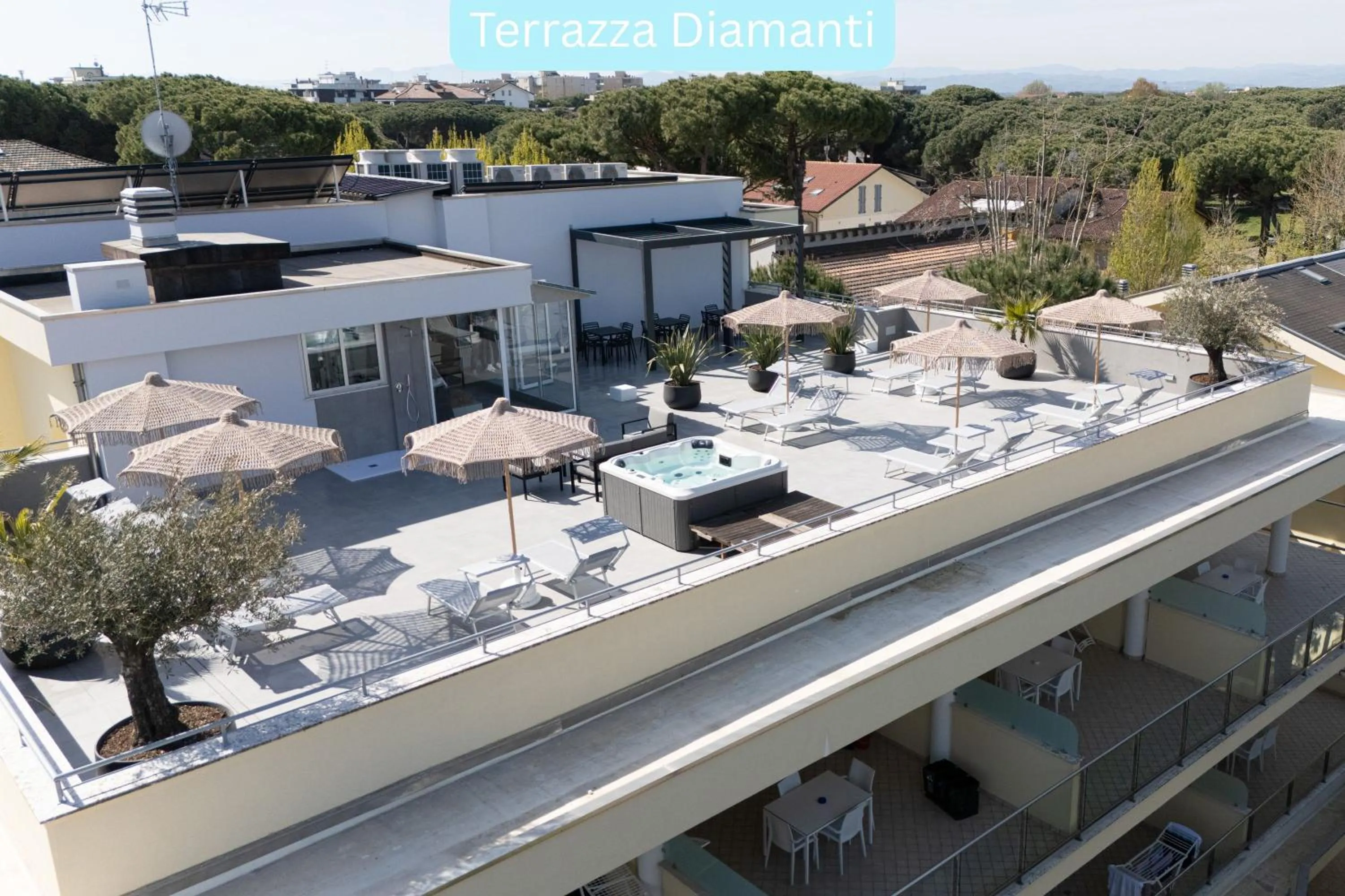 Bird's eye view in Mansarda Diamanti - Siroli Collection