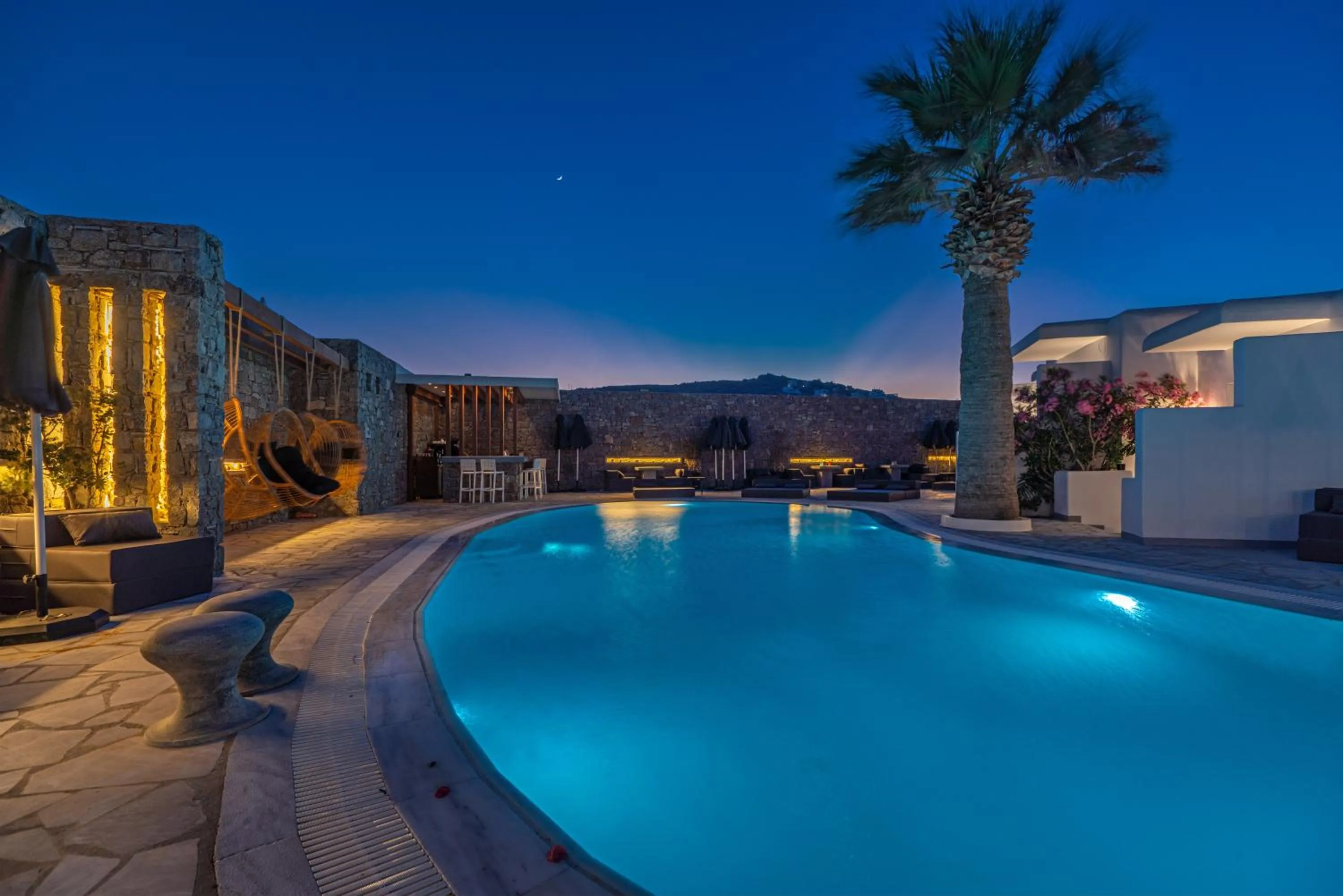 Pool view in Omnia Mykonos Boutique Hotel & Suites
