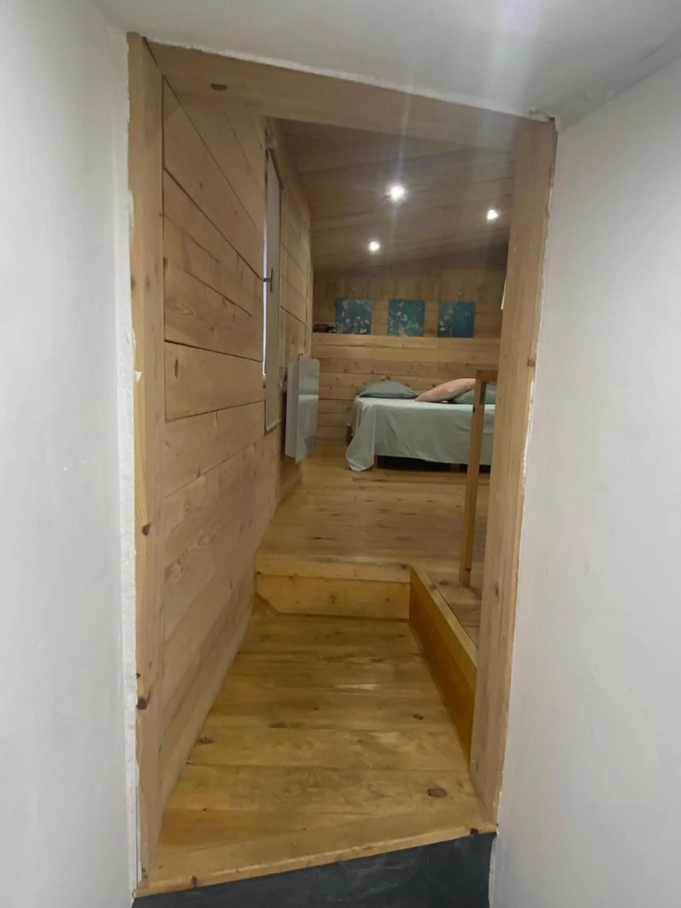 Bed in Chambres d’hôtes La Voûte