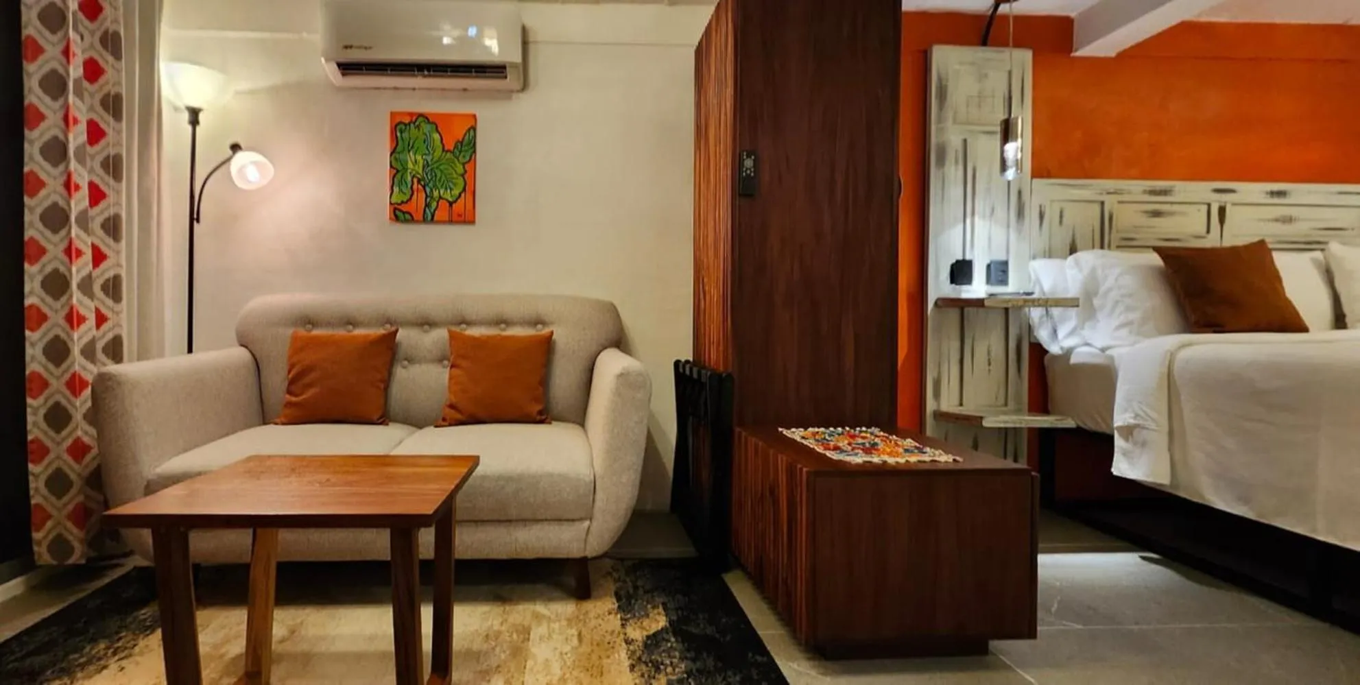 Seating area in ZonaZ Boutique Hotel