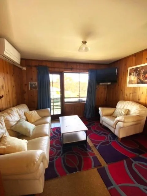 Living room in Anglers Reach Lakeside Village