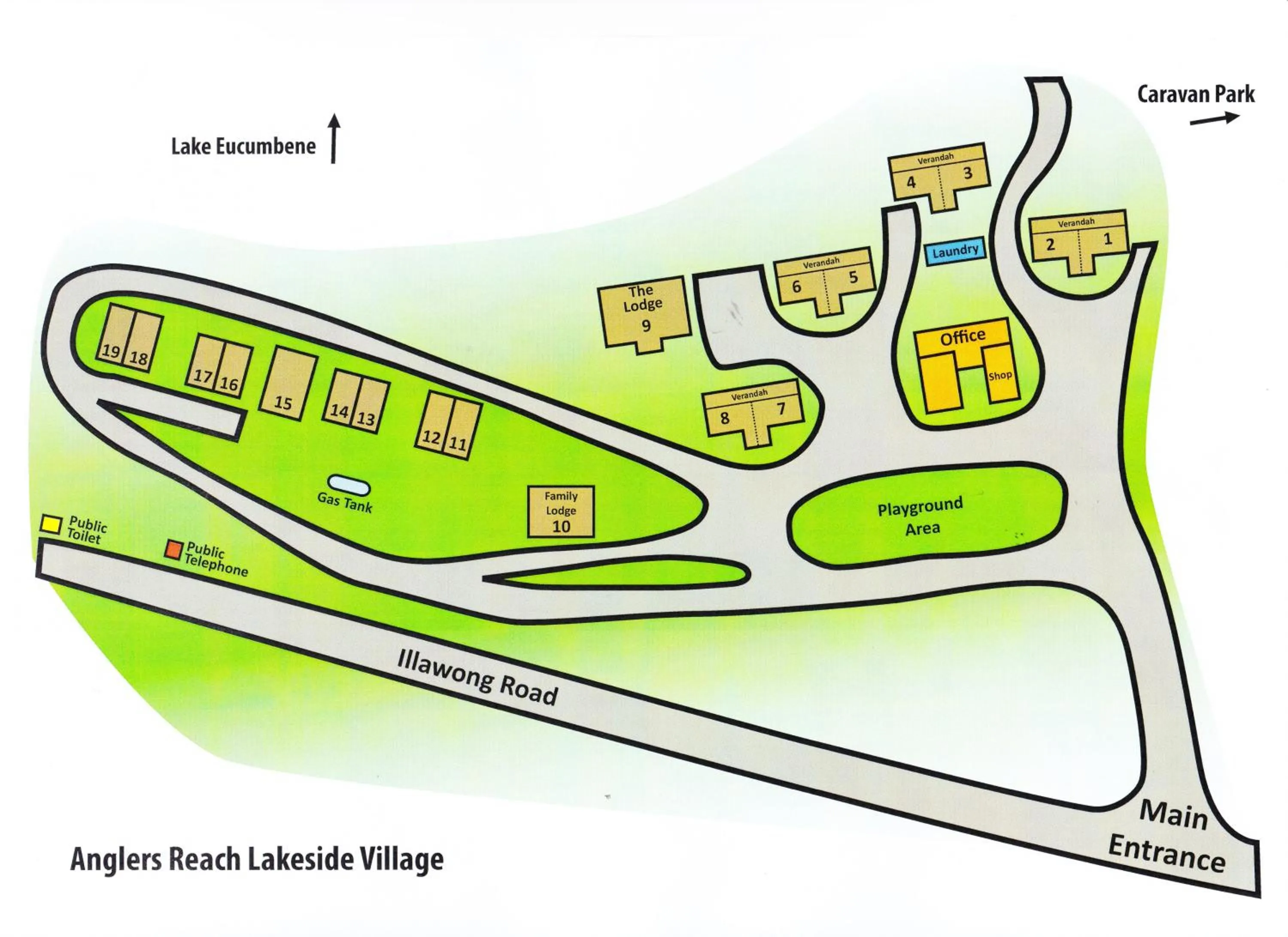 Property building in Anglers Reach Lakeside Village