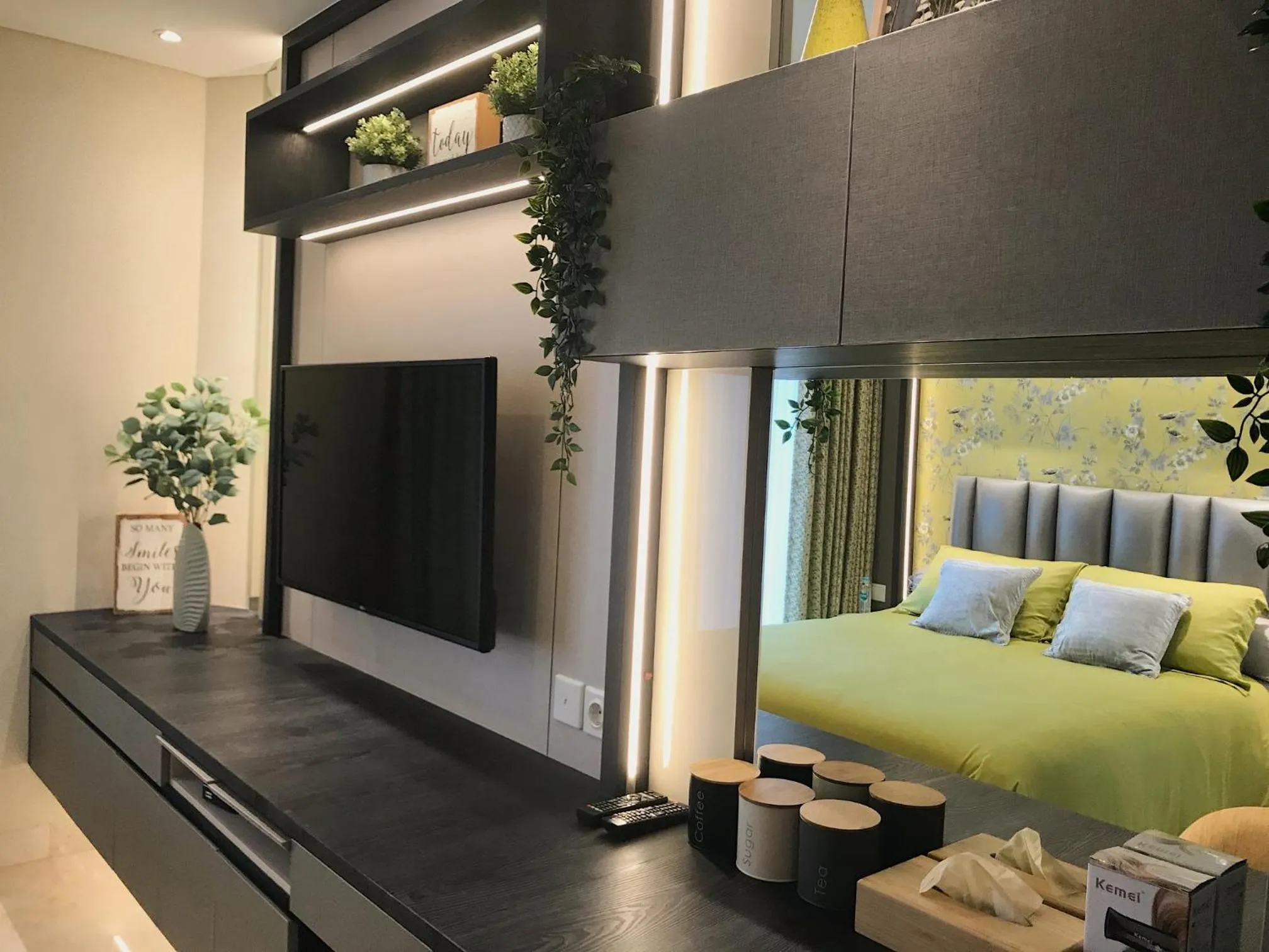 Bed in Gold Coast PIK Sea View Apartments by LongeSuites