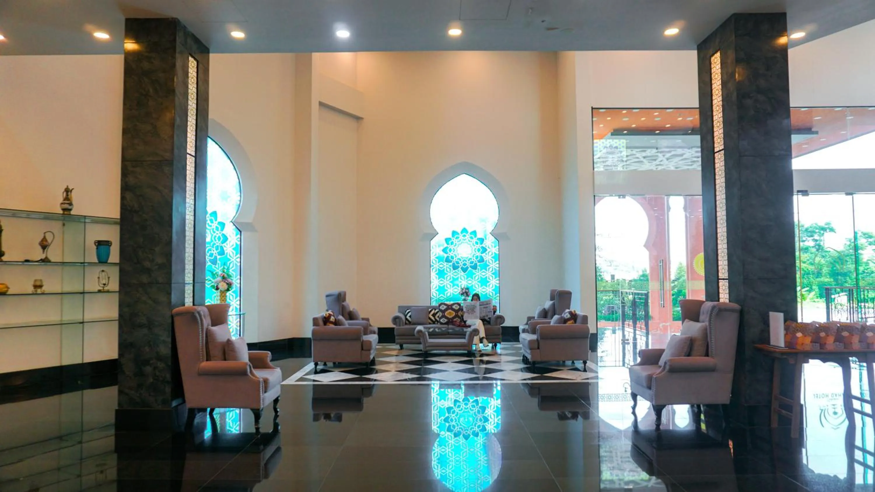 Lobby or reception in Alfahad Hotel