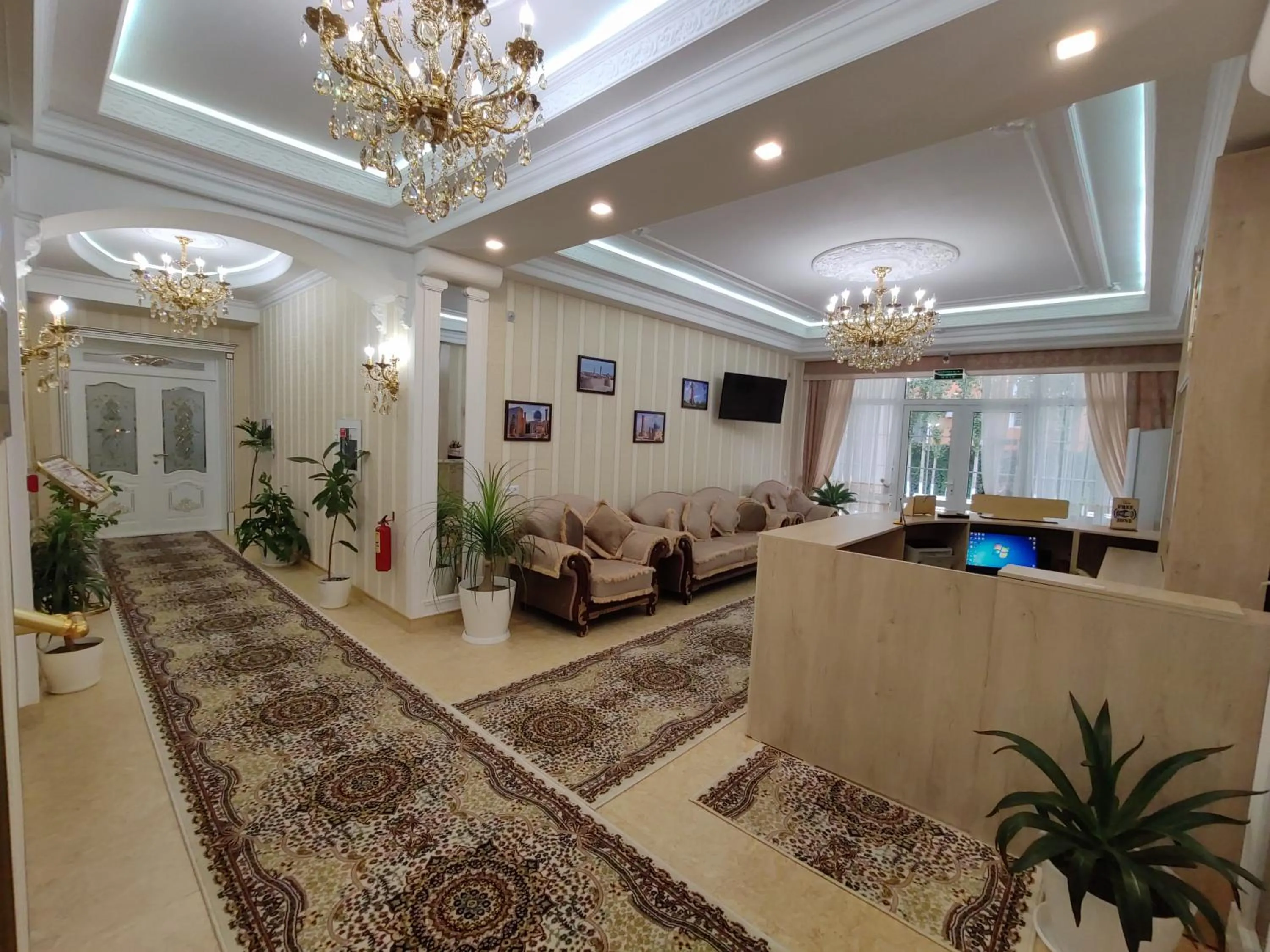 Lobby or reception in Asia Hotel Fergana