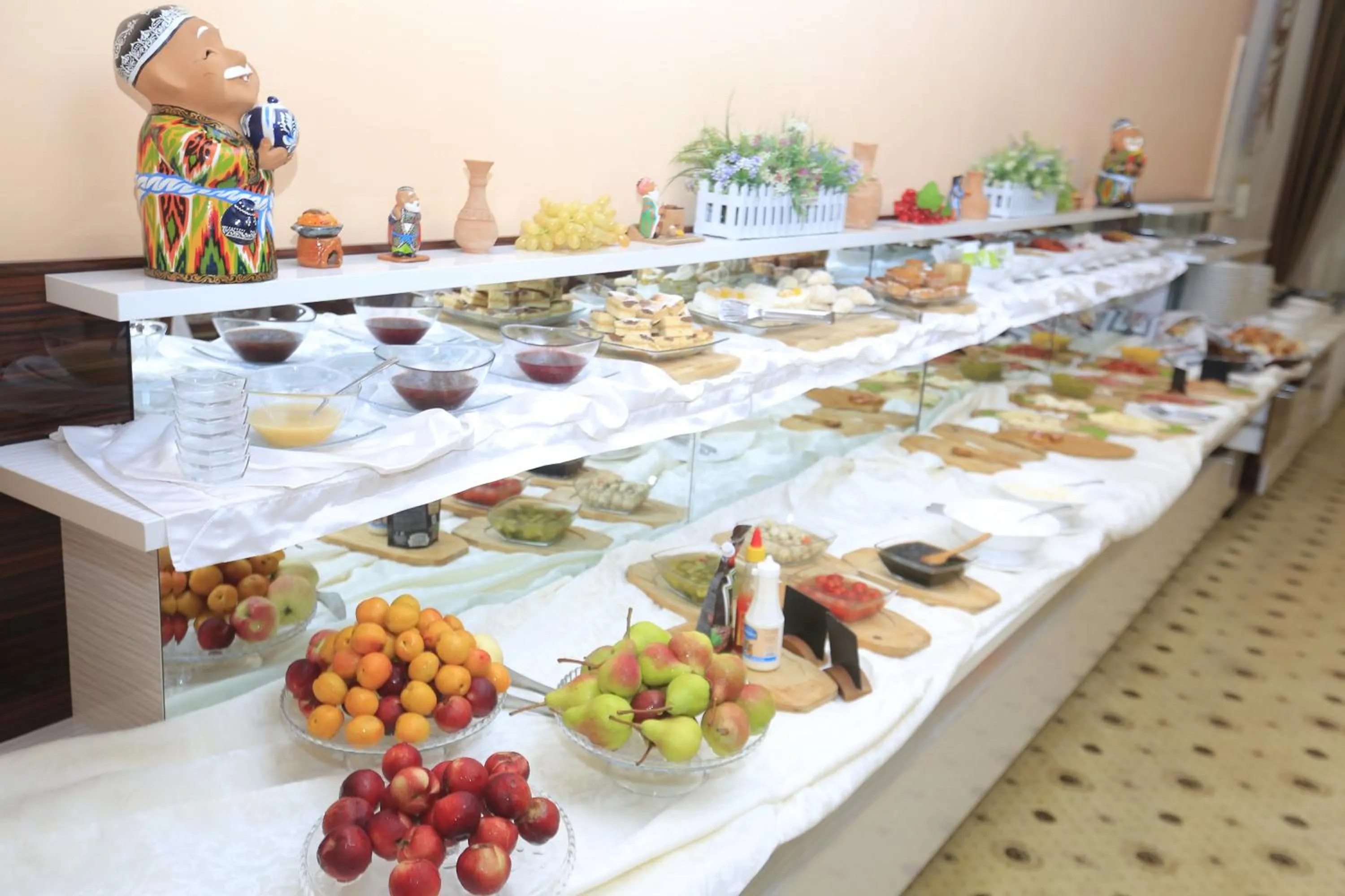 Buffet breakfast in Asia Hotel Fergana