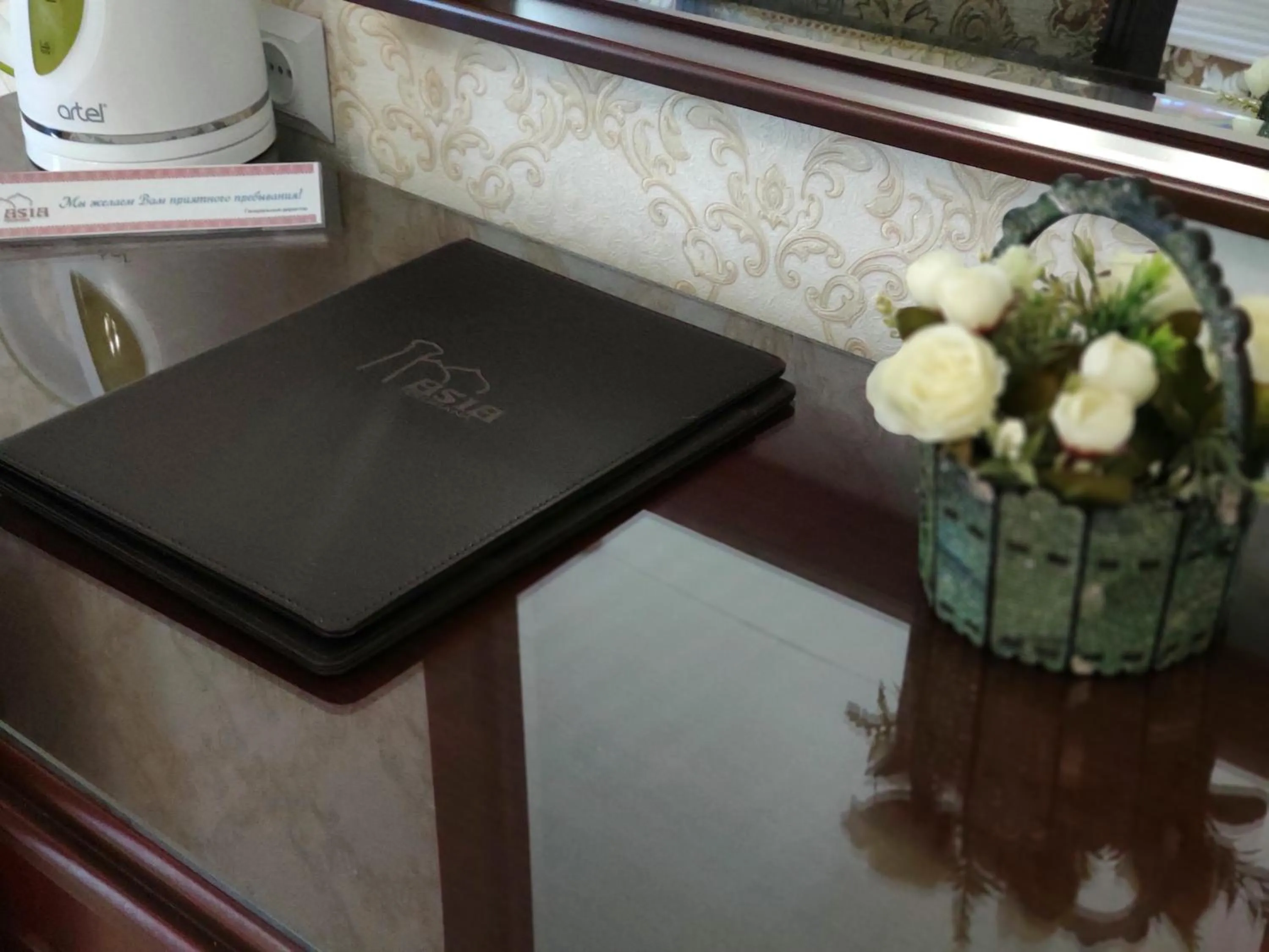 Decorative detail in Asia Hotel Fergana