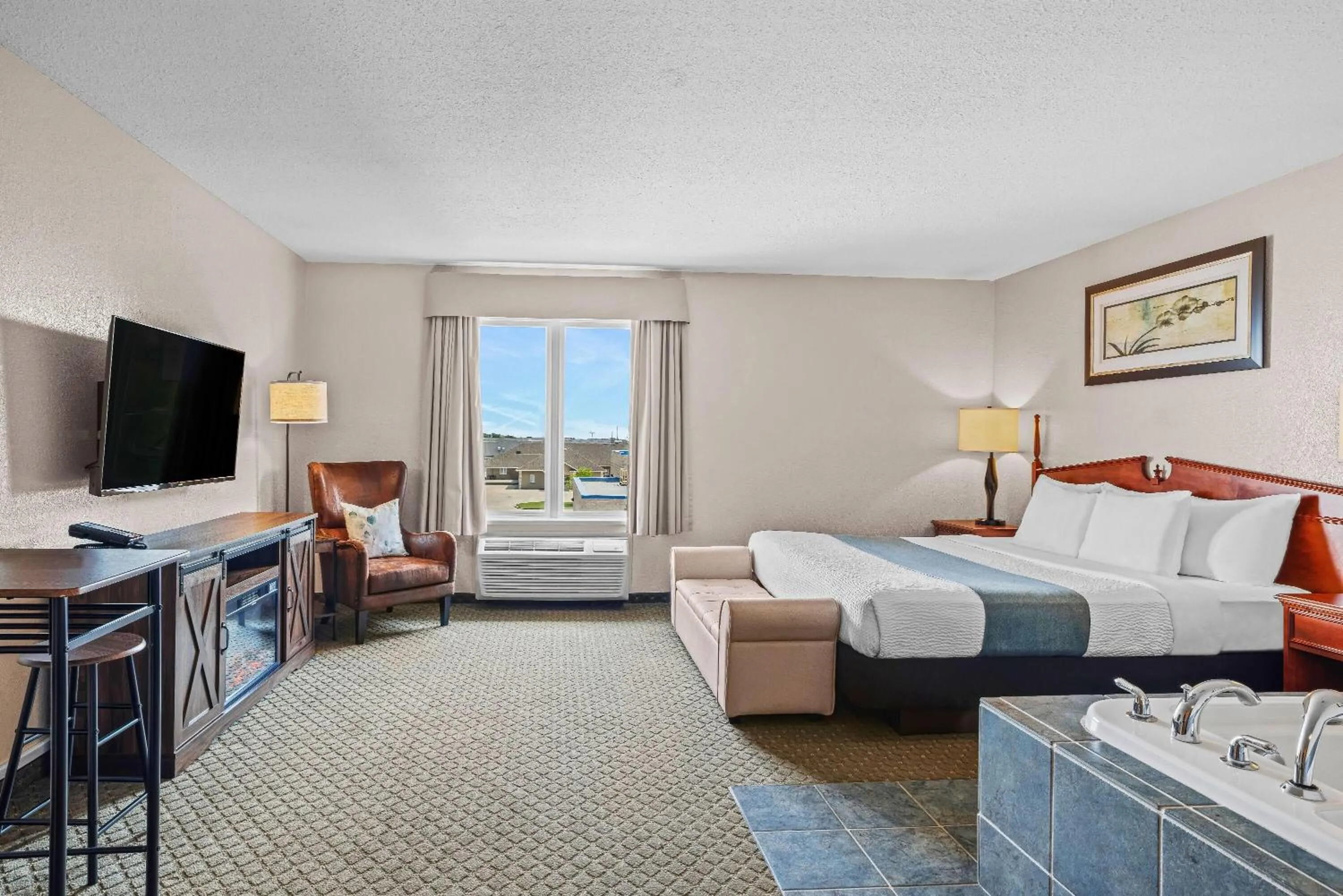 Bath, Bed in Days Inn & Suites by Wyndham Winkler