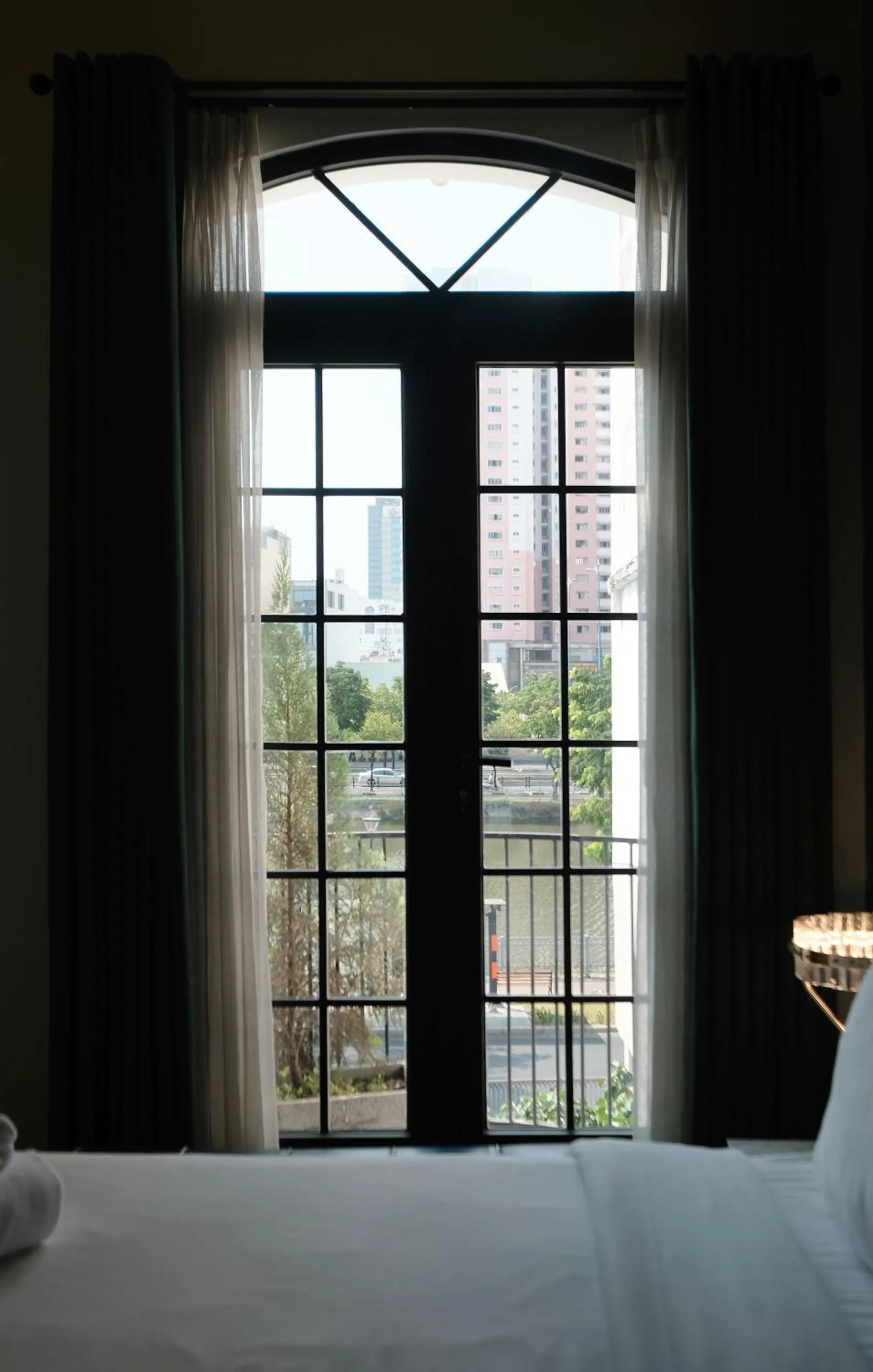 Bed in HOTEL le JARDIN SECRET saigon