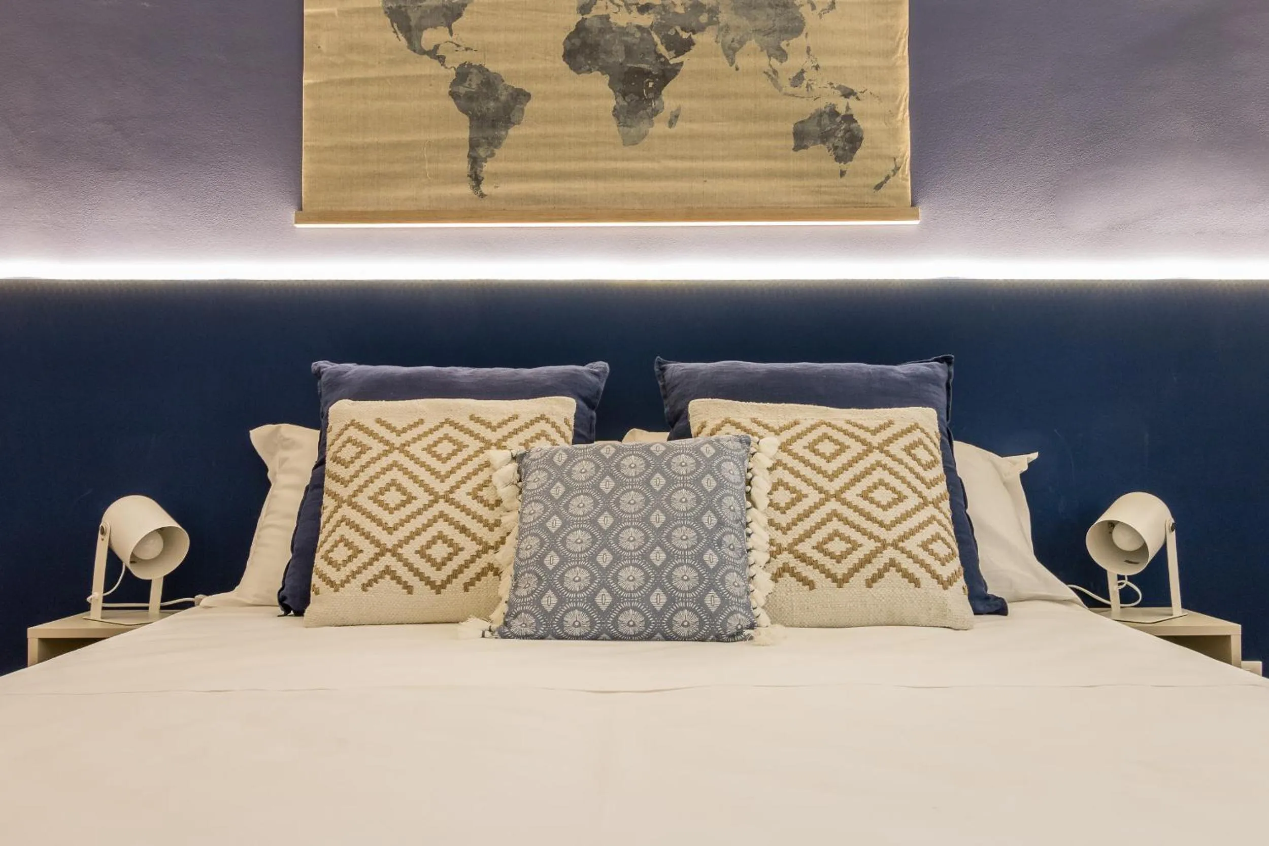 Bed in Elegante 8 posti vicino alla stazione - Grey e Blu
