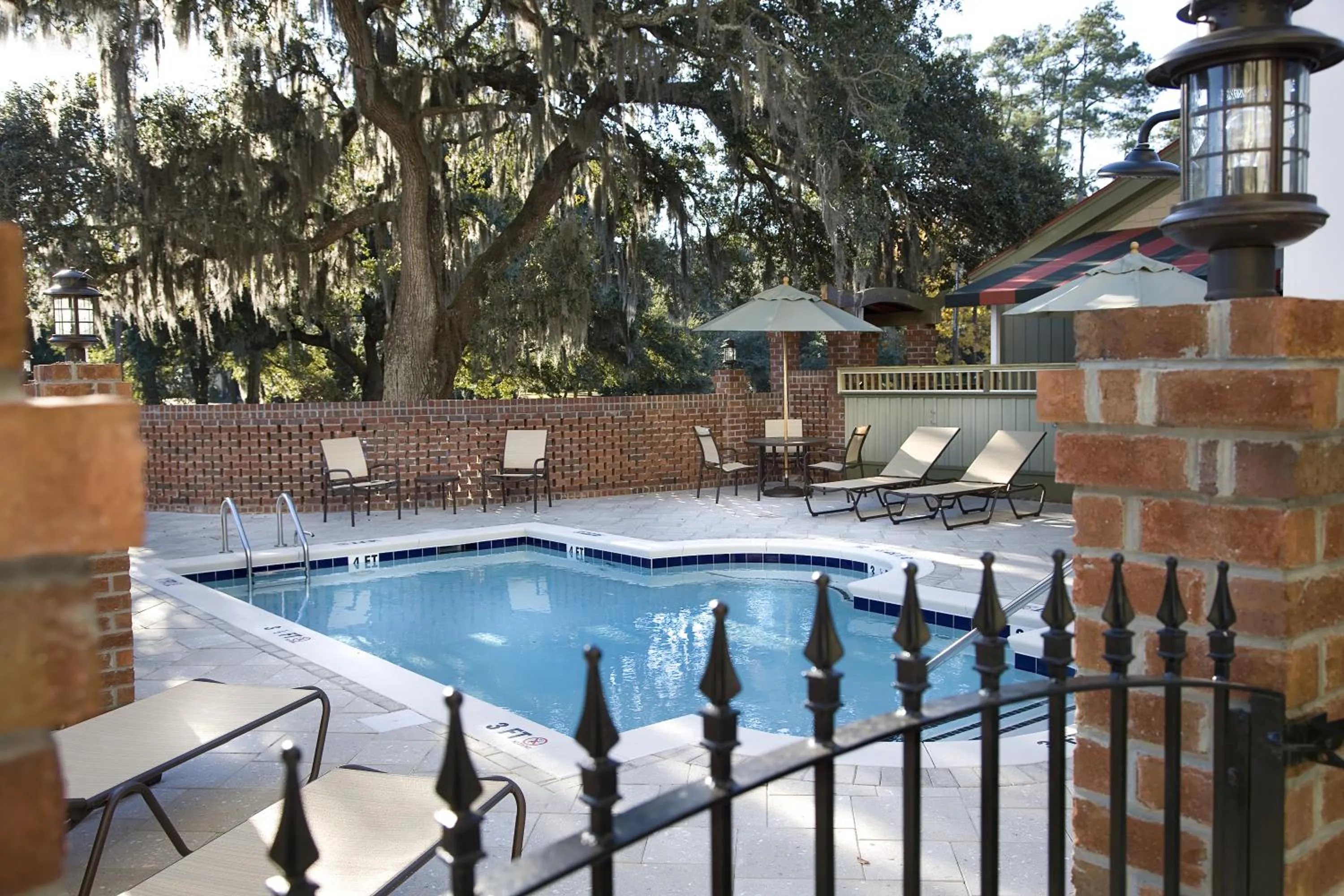 Patio in The Inlet Sports Lodge