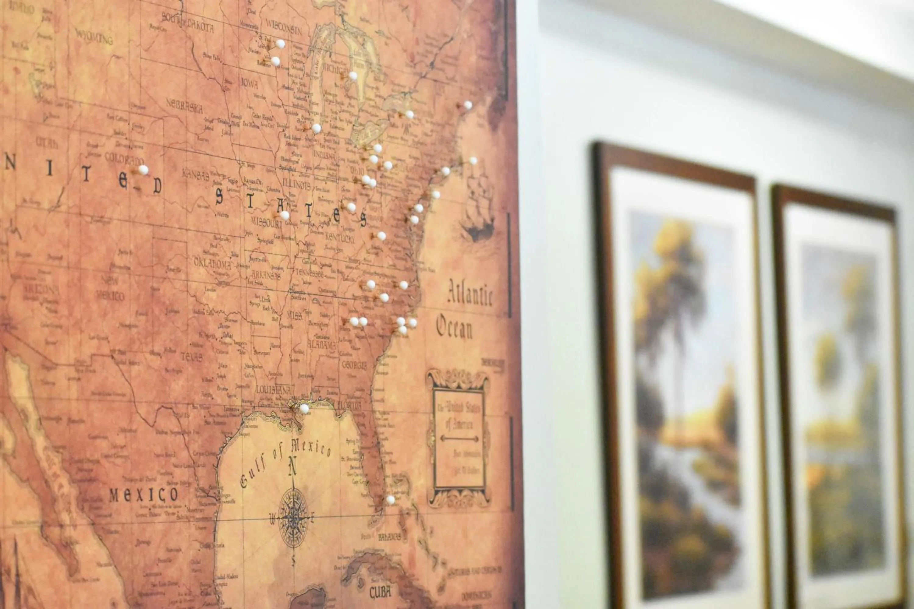 Decorative detail in The Inlet Sports Lodge