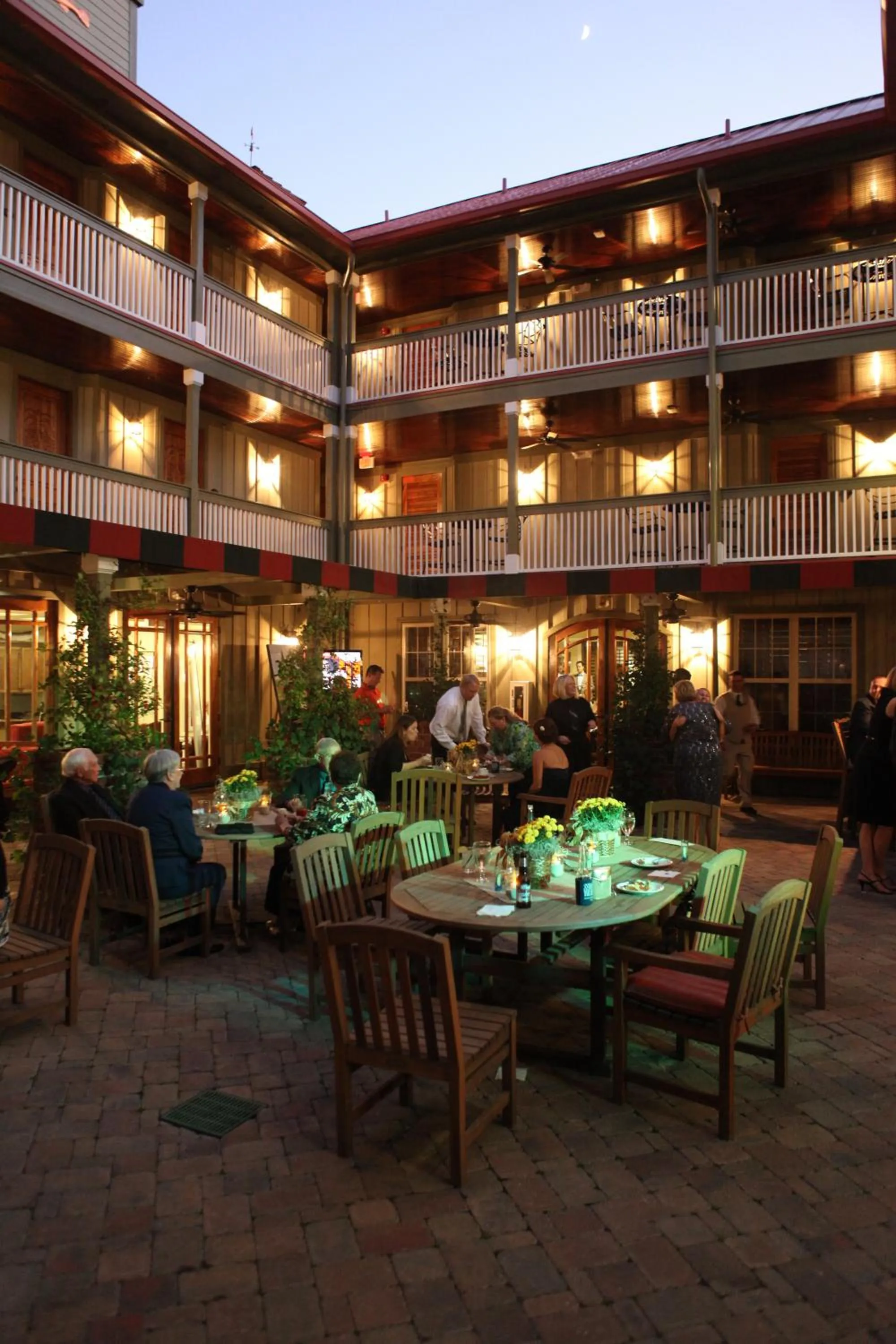 Patio in The Inlet Sports Lodge