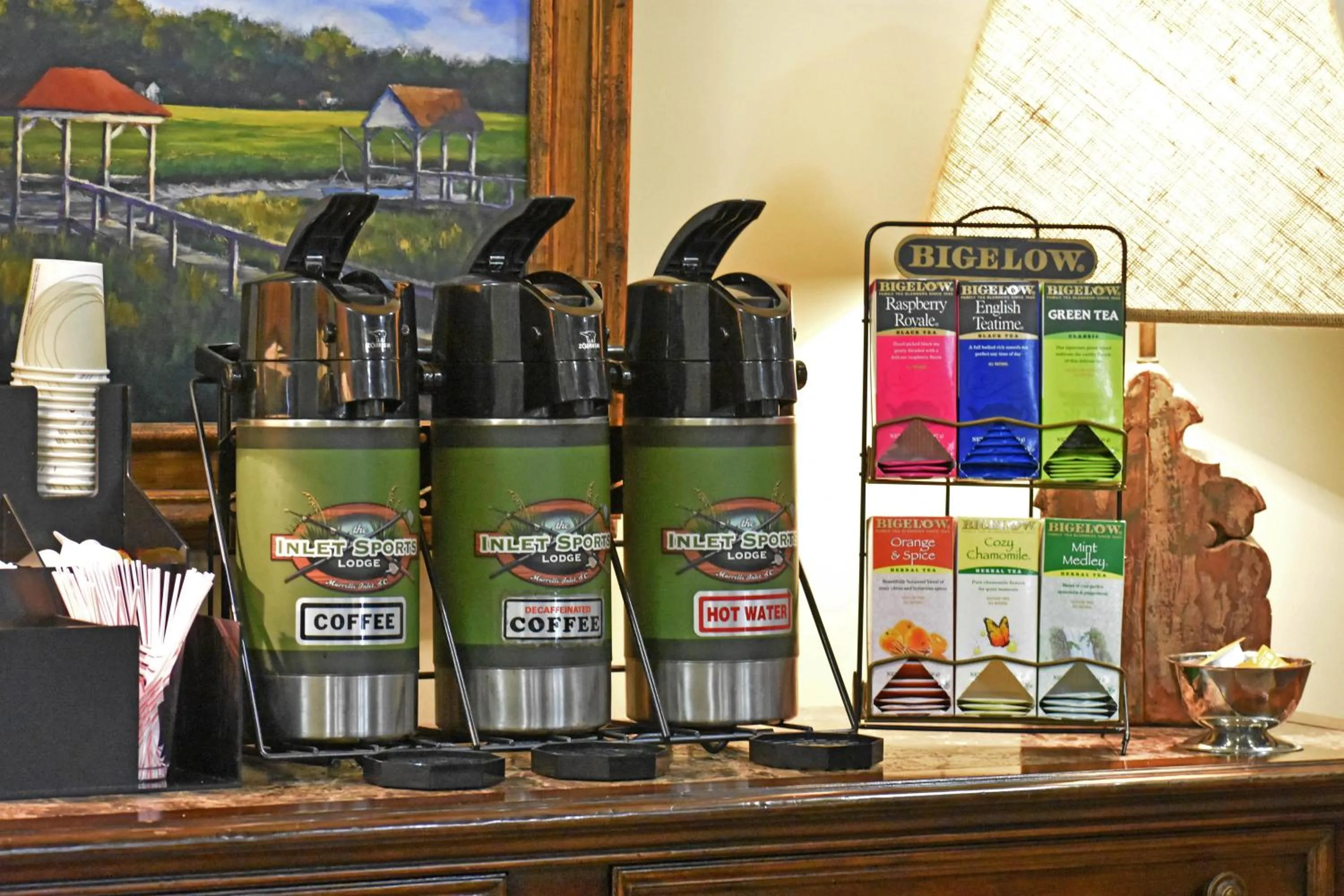 Continental breakfast in The Inlet Sports Lodge