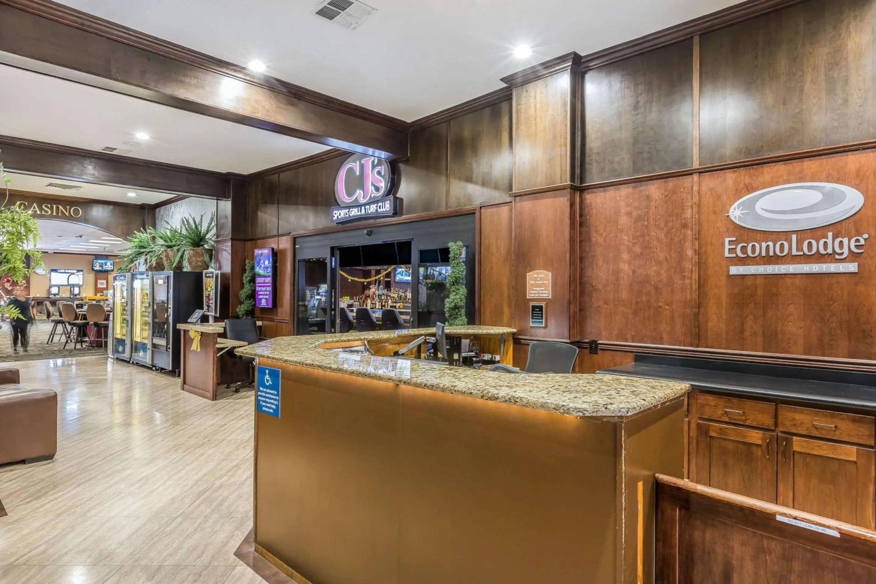 Lobby or reception in Econo Lodge Lake Elsinore Casino