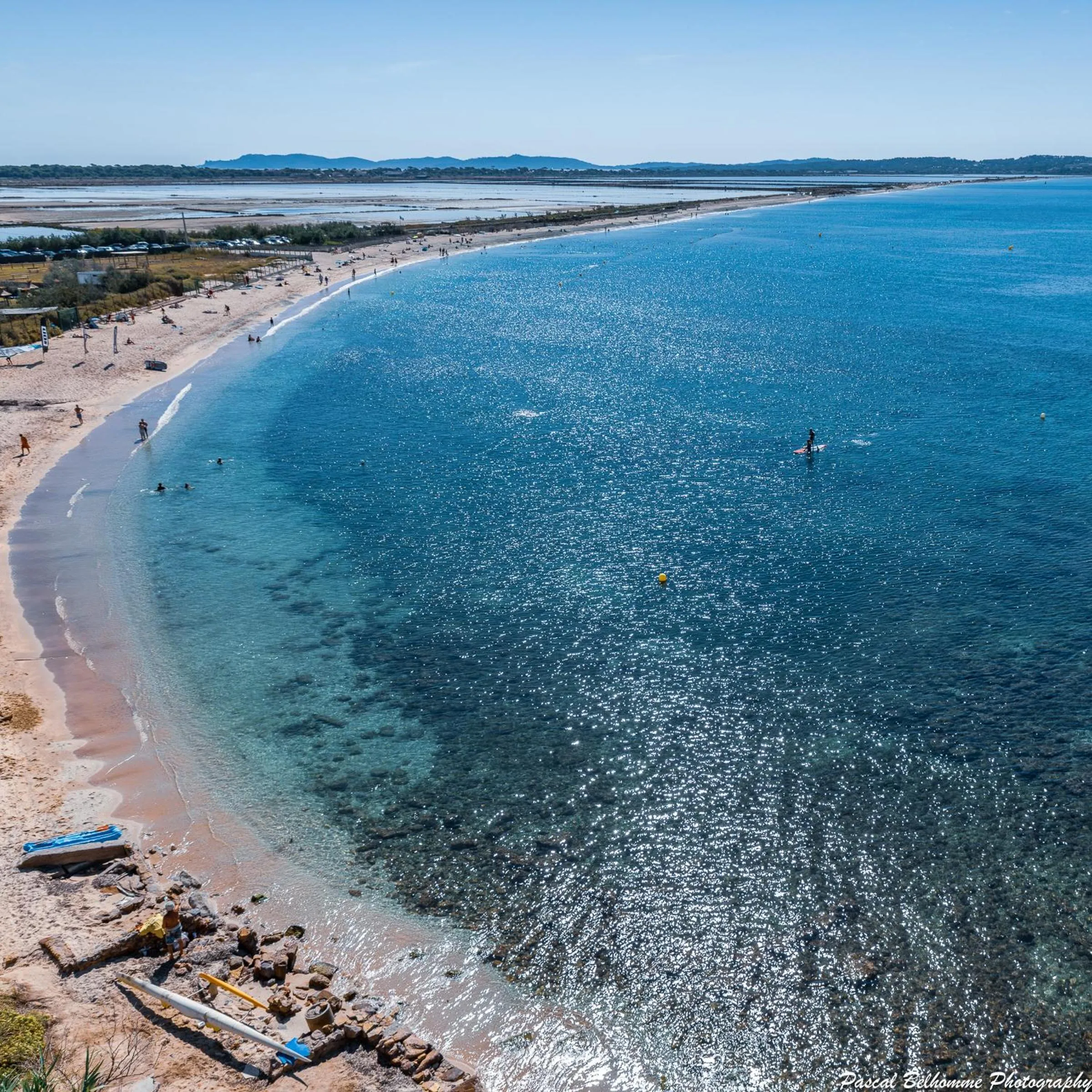 Bird's eye view in Villa Front de Mer Accès Plage Presqu'île de Giens-Sea and Mountain Pleasure