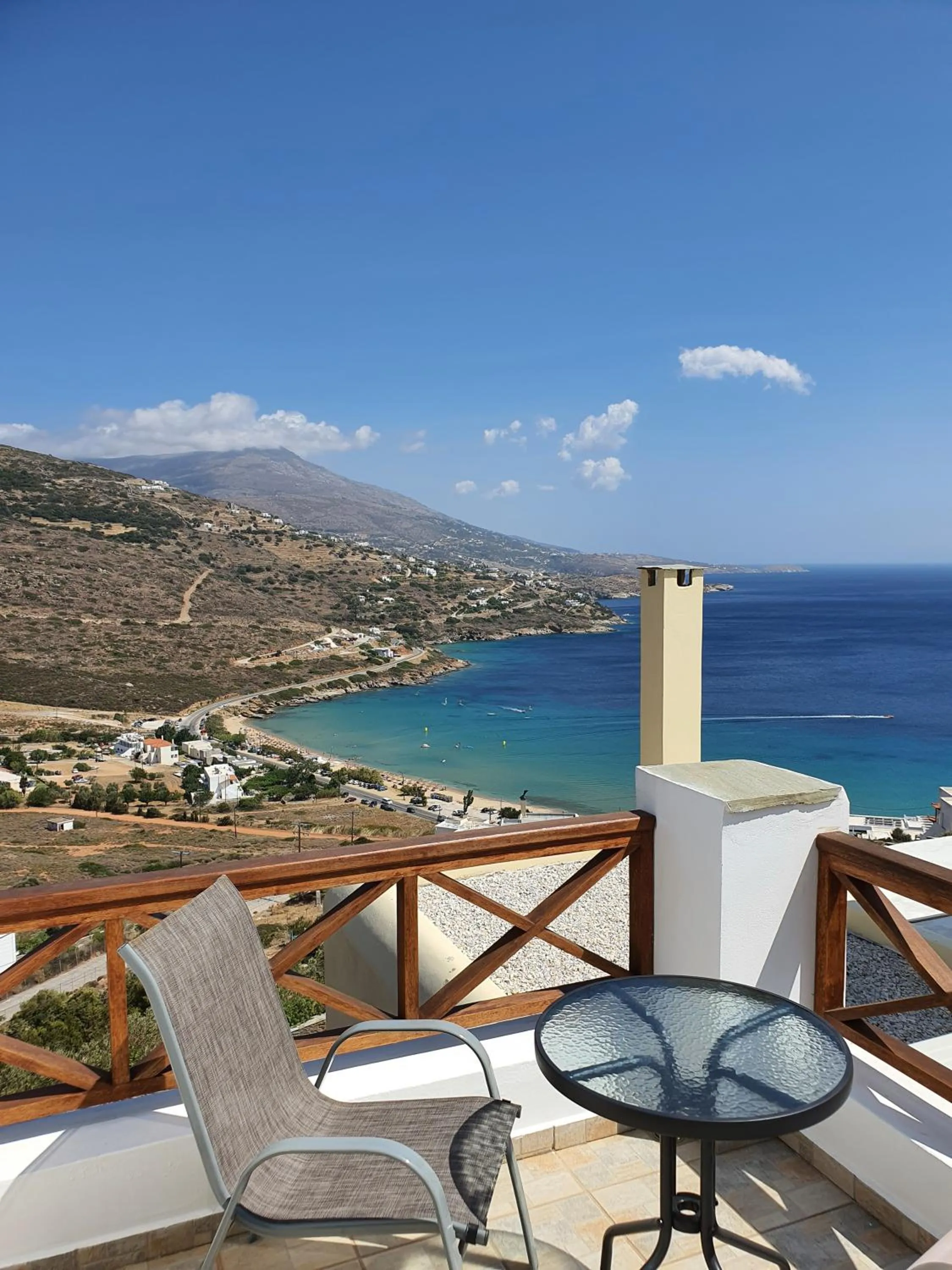 Balcony/Terrace in Monolithos Villas