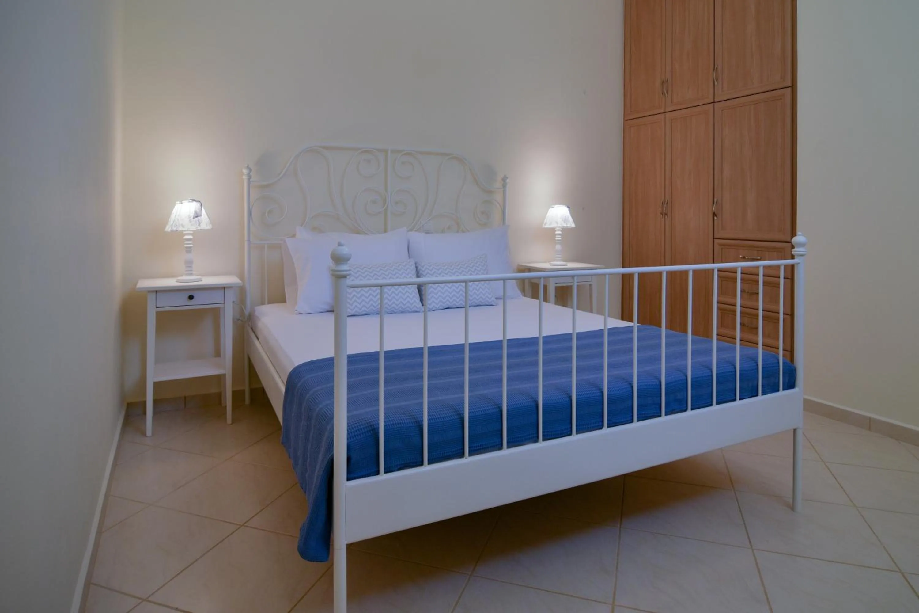 Bedroom in Monolithos Villas