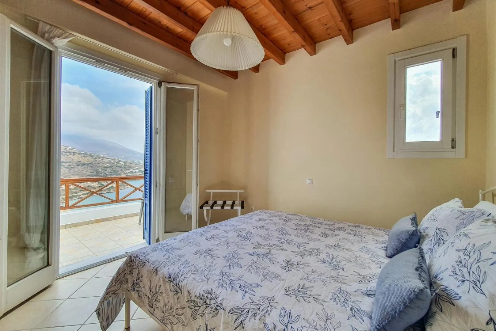 Bedroom in Monolithos Villas