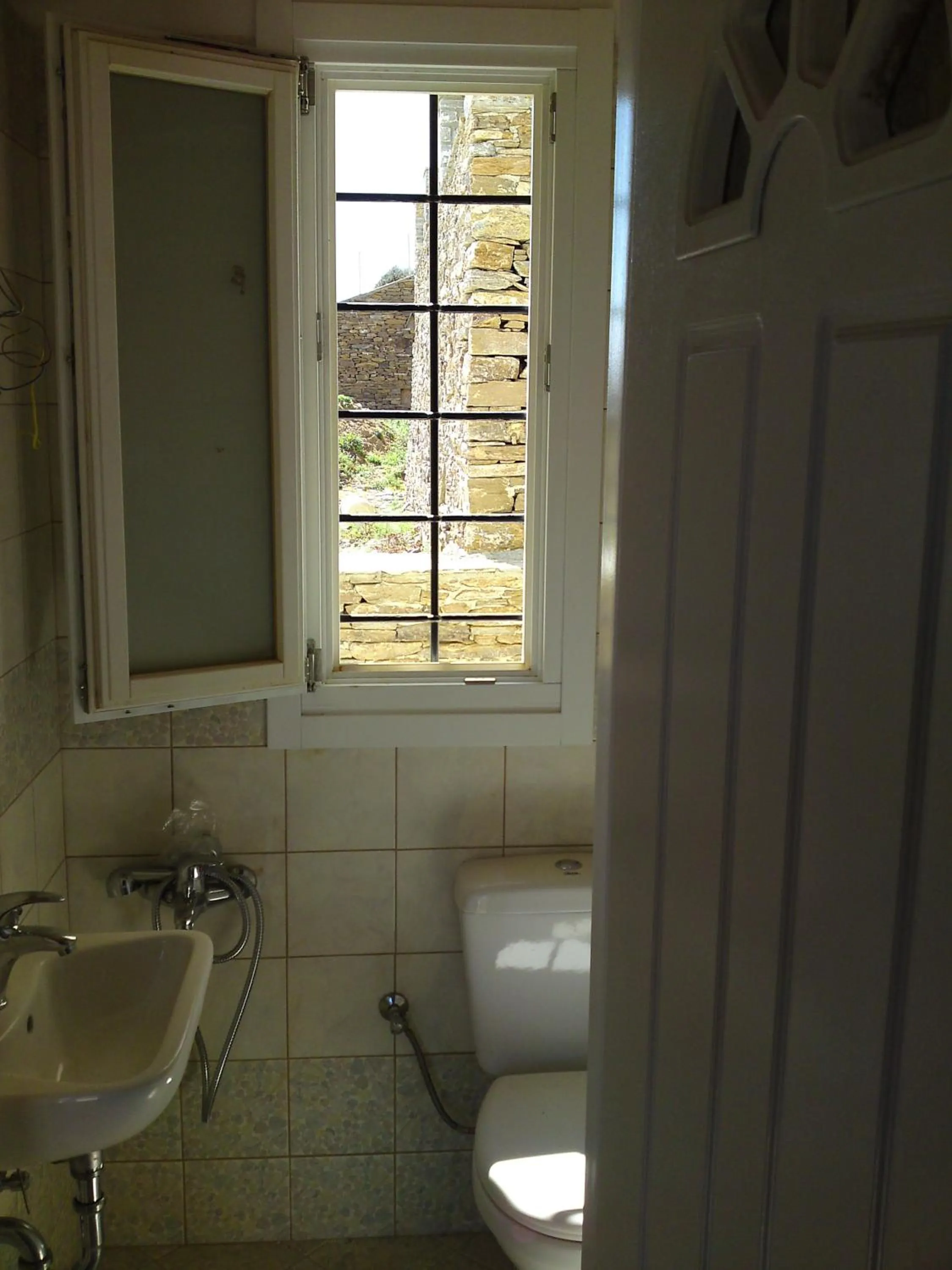 Bathroom in Monolithos Villas