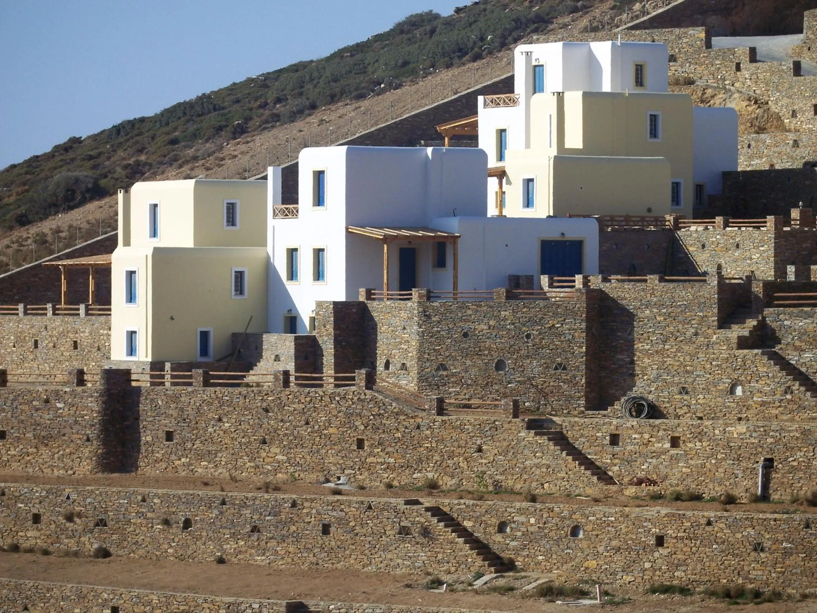 Property building in Monolithos Villas