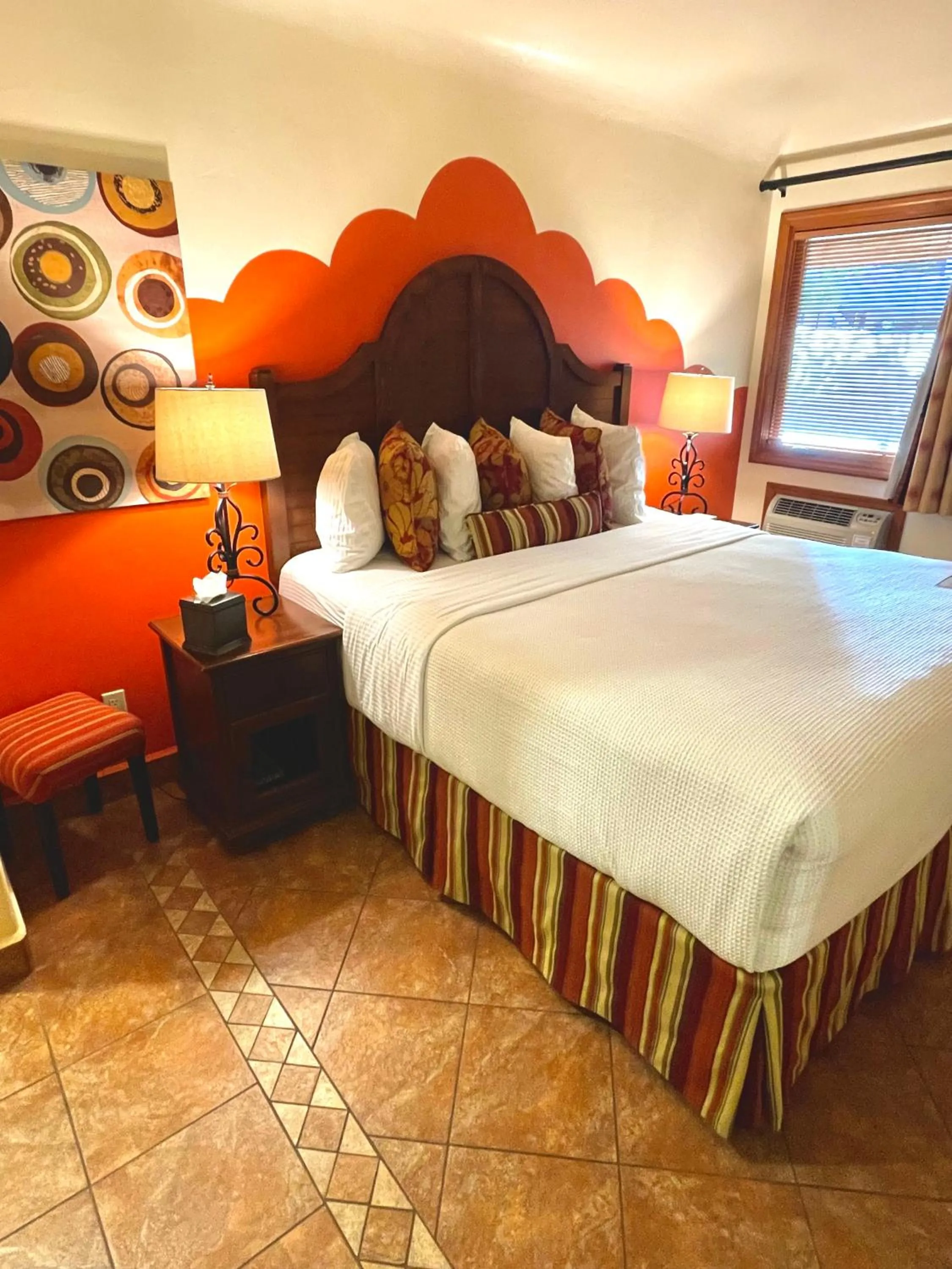 Bed in Los Arboles Hotel