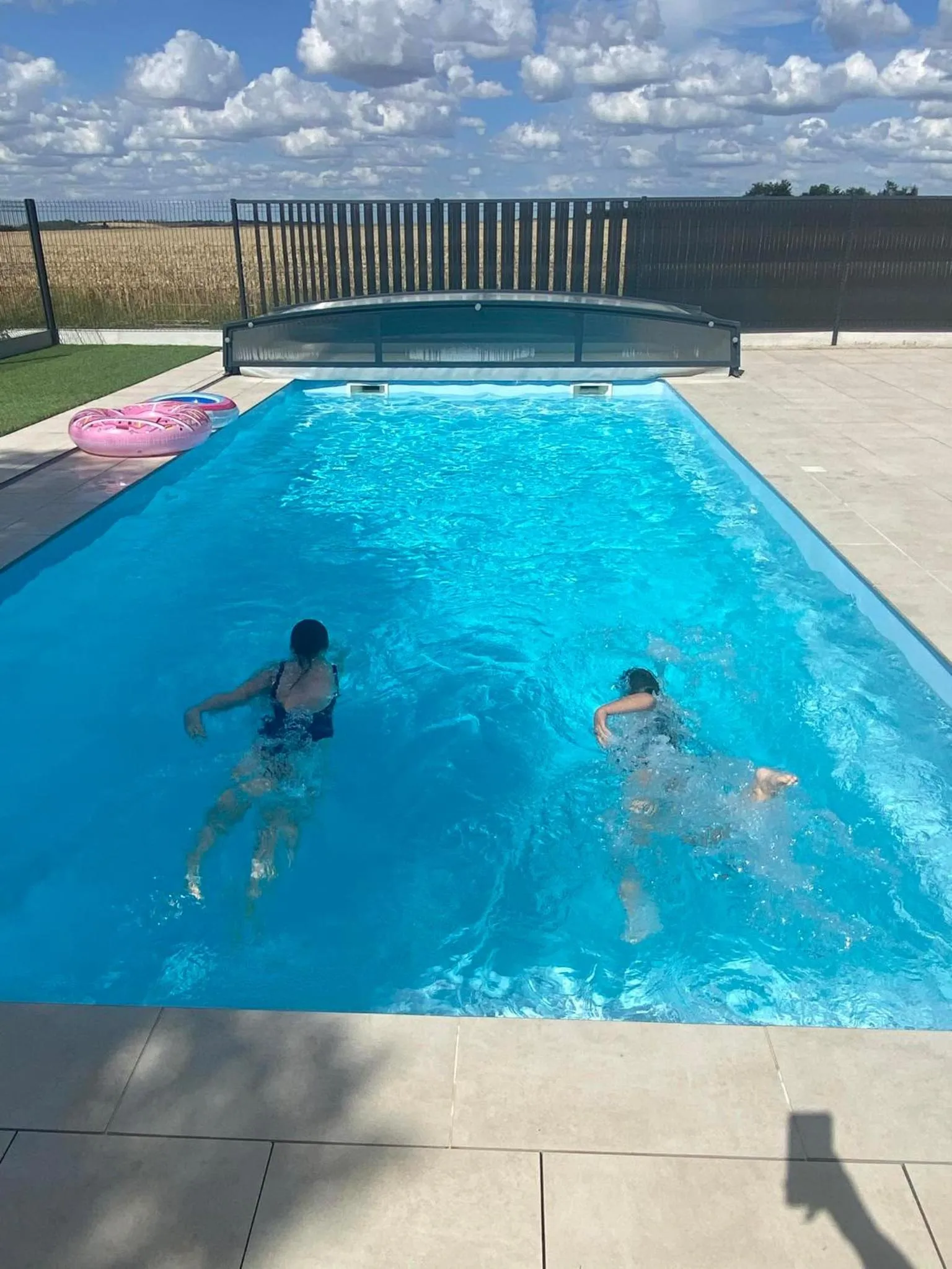 Swimming pool in AU FIL DES LACS
