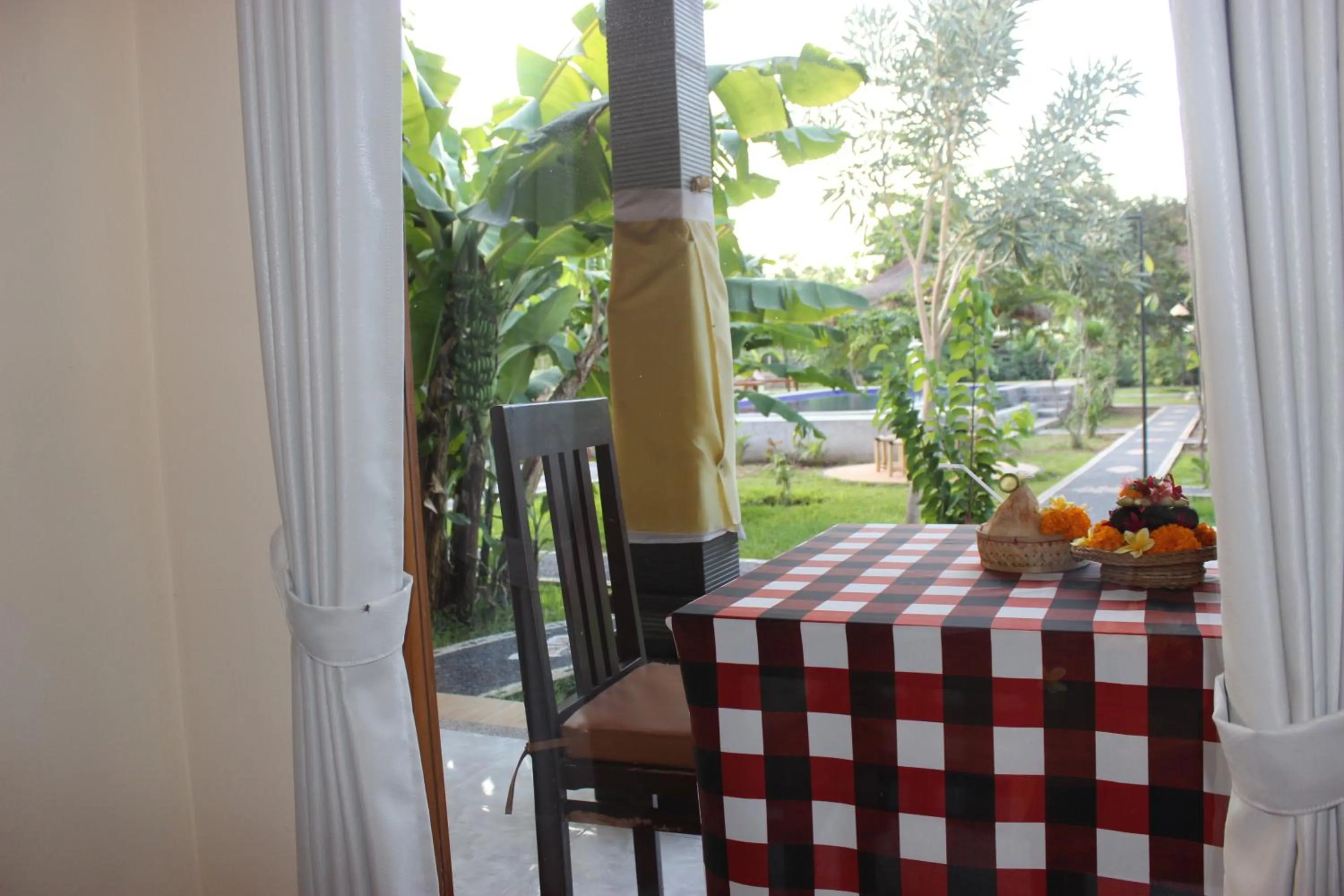 Balcony/Terrace in Kubu Padi Wooden House