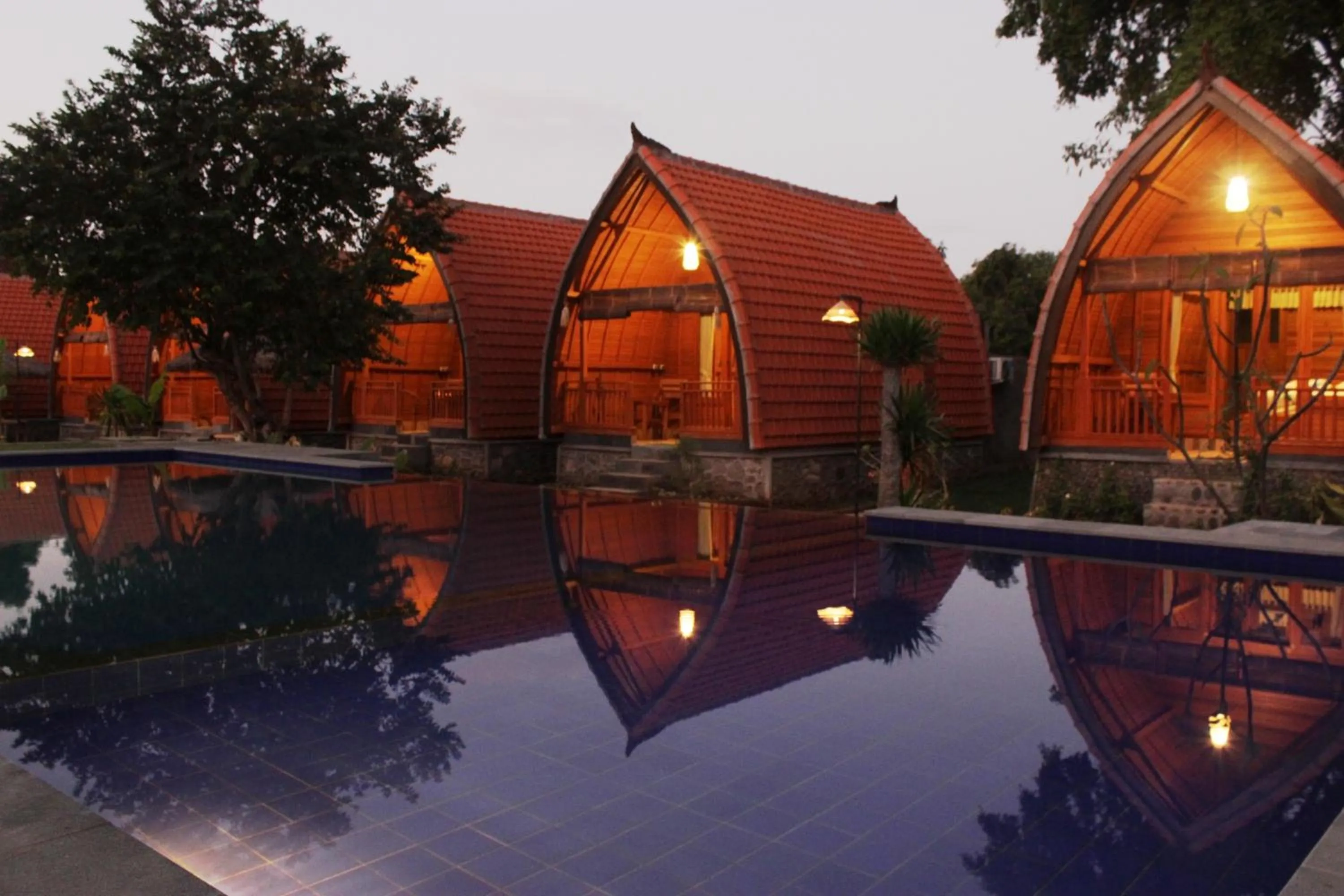 Property building in Kubu Padi Wooden House