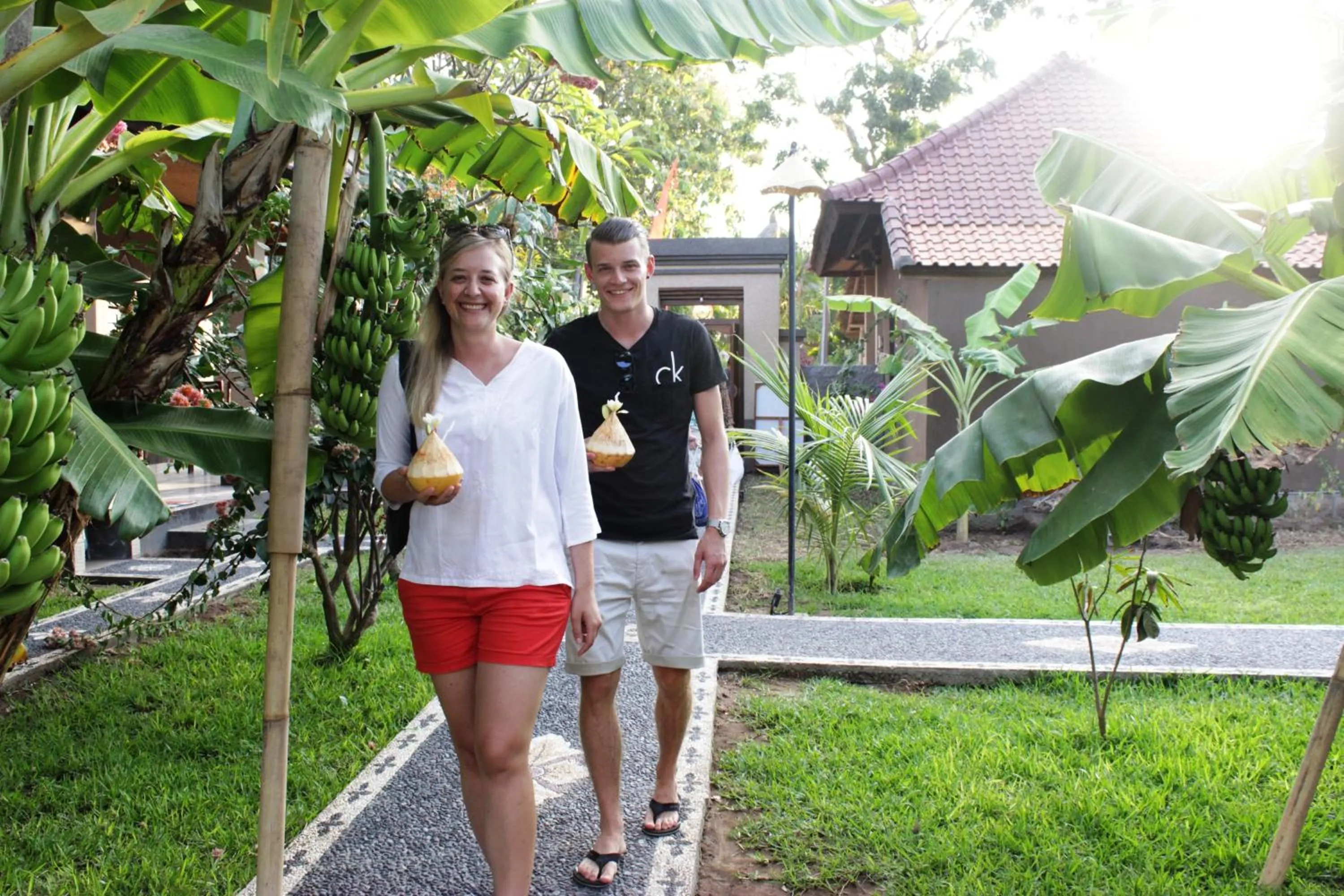 People in Kubu Padi Wooden House