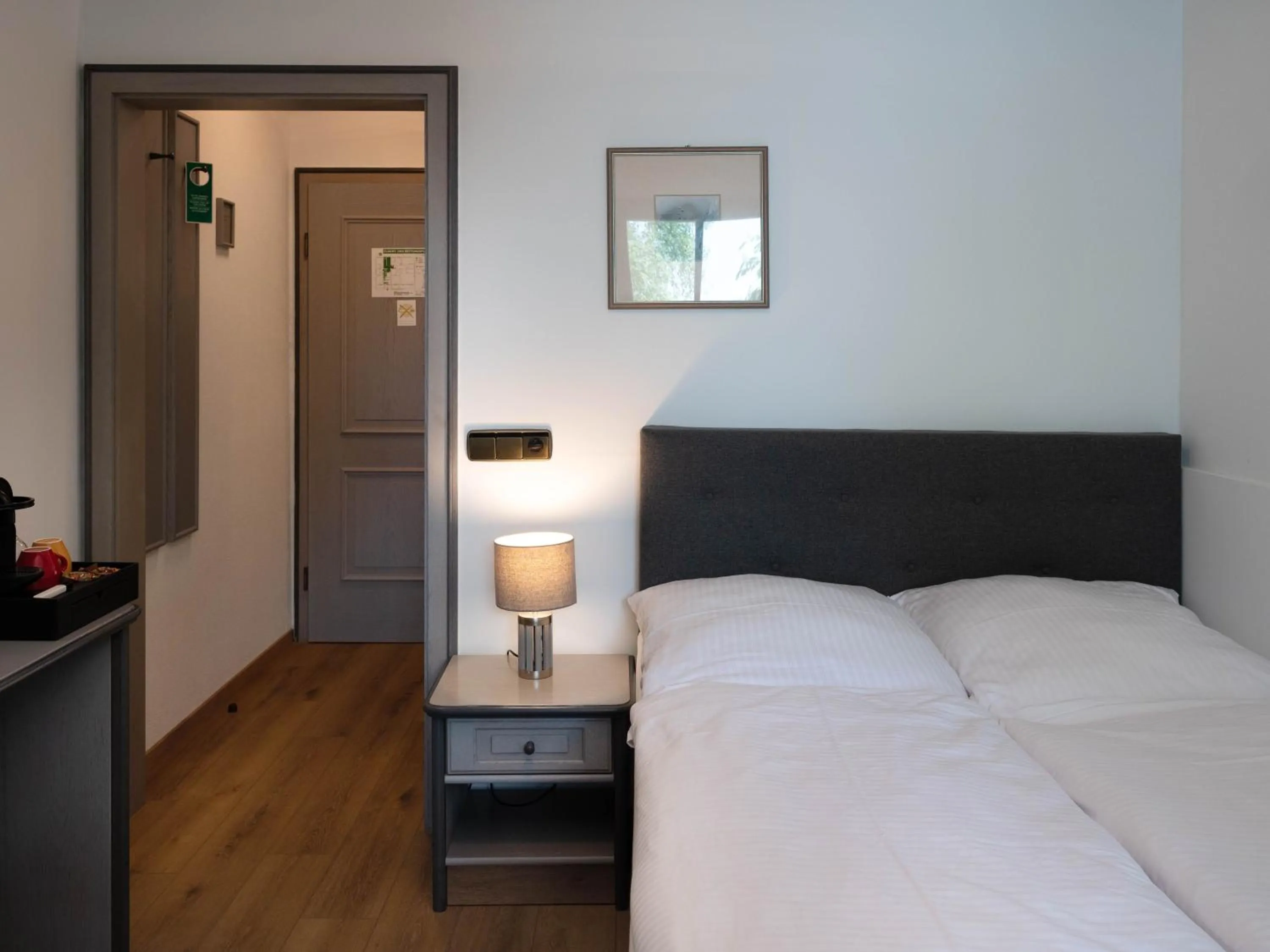 Bed in Seehotel Pegasus