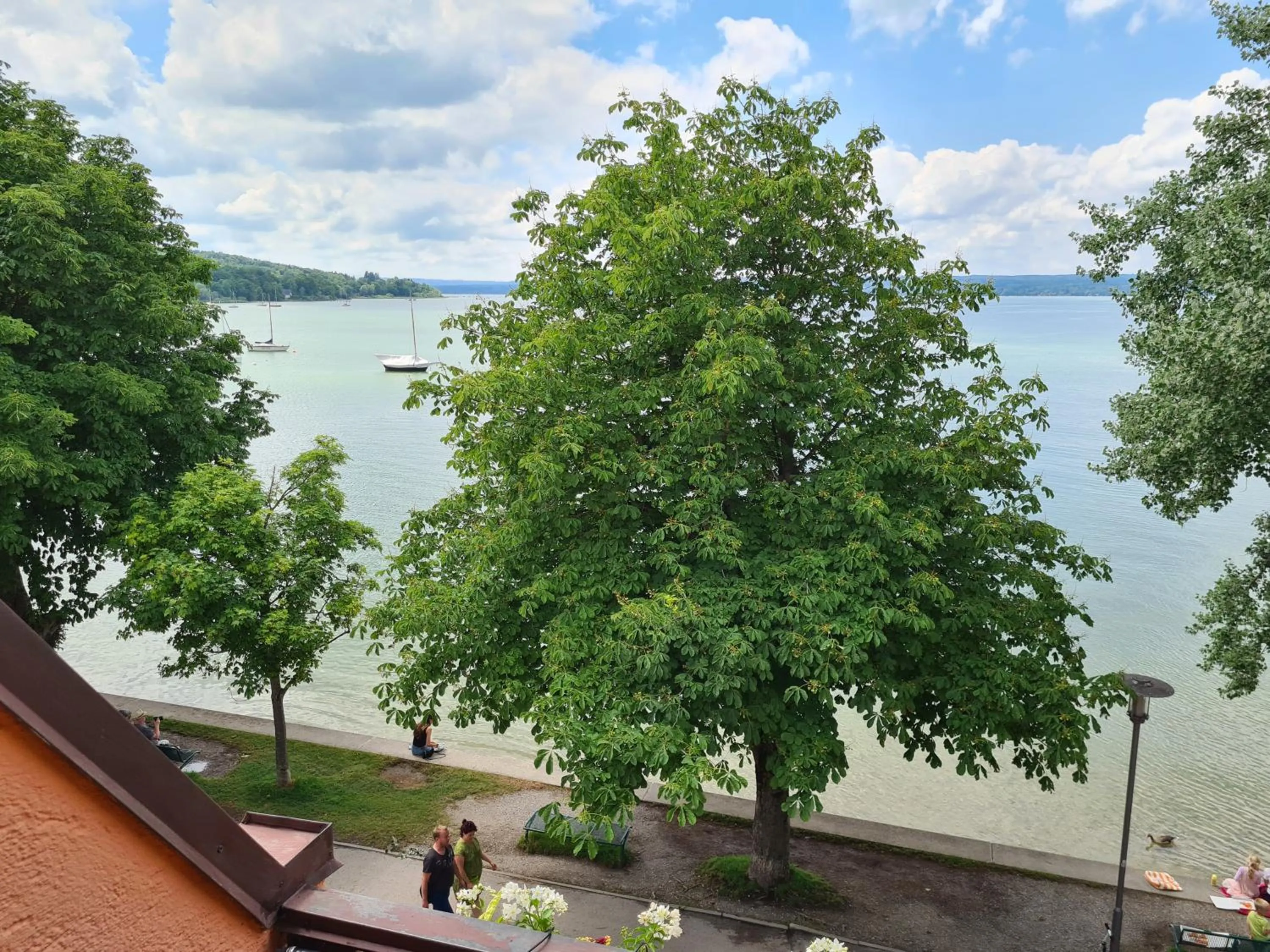 Lake view in Seehotel Pegasus