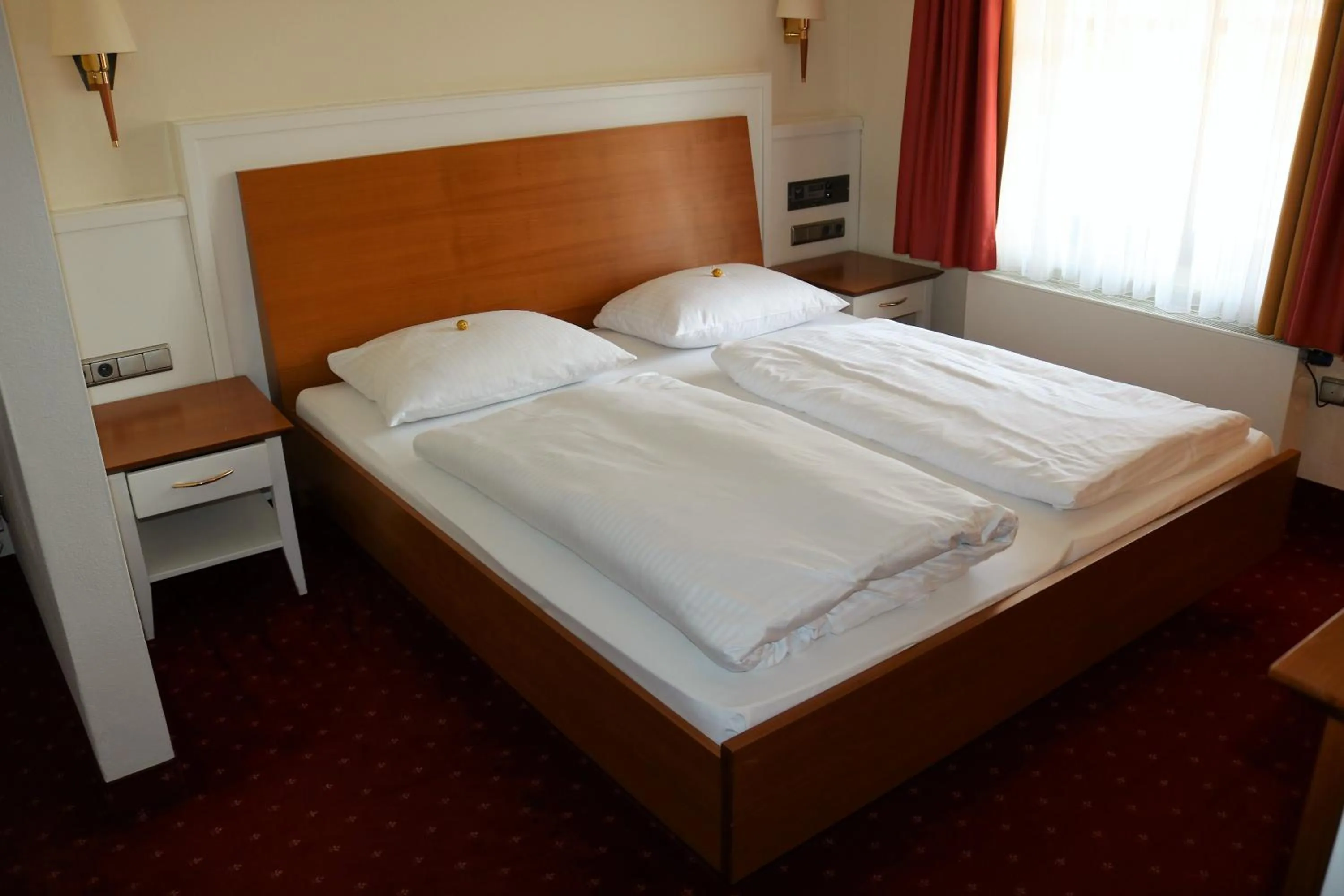 Bed in Seehotel Pegasus