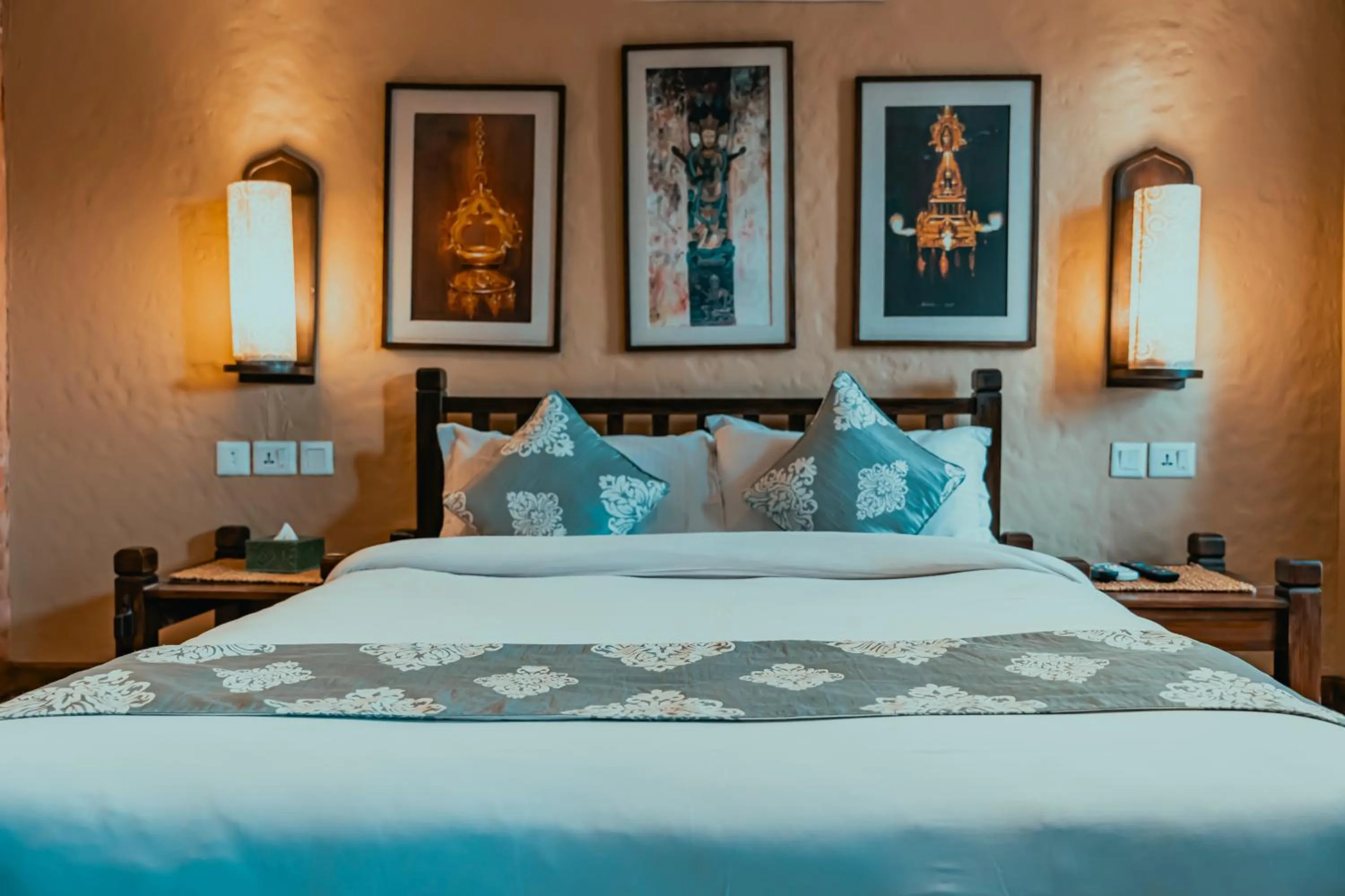 Bed in Hotel Thamel House - 6 km from Boudhanath Stupa, Kathmandu