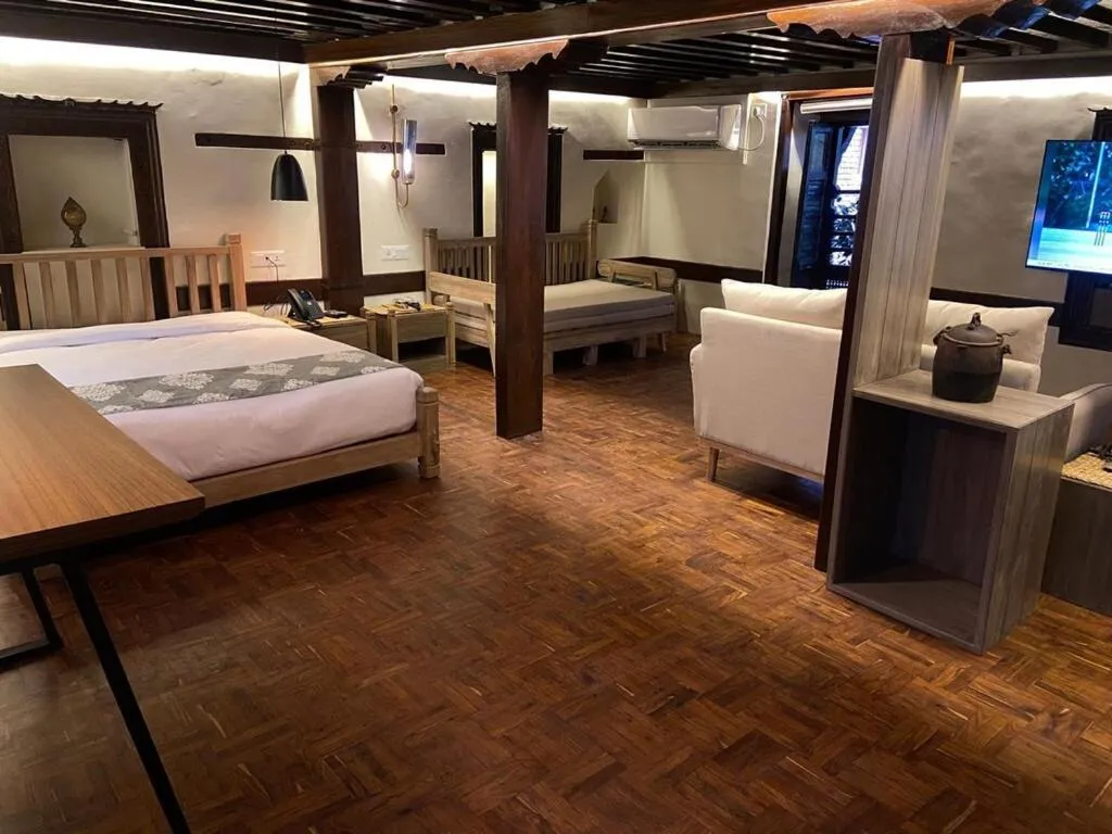 Bed in Hotel Thamel House - 6 km from Boudhanath Stupa, Kathmandu