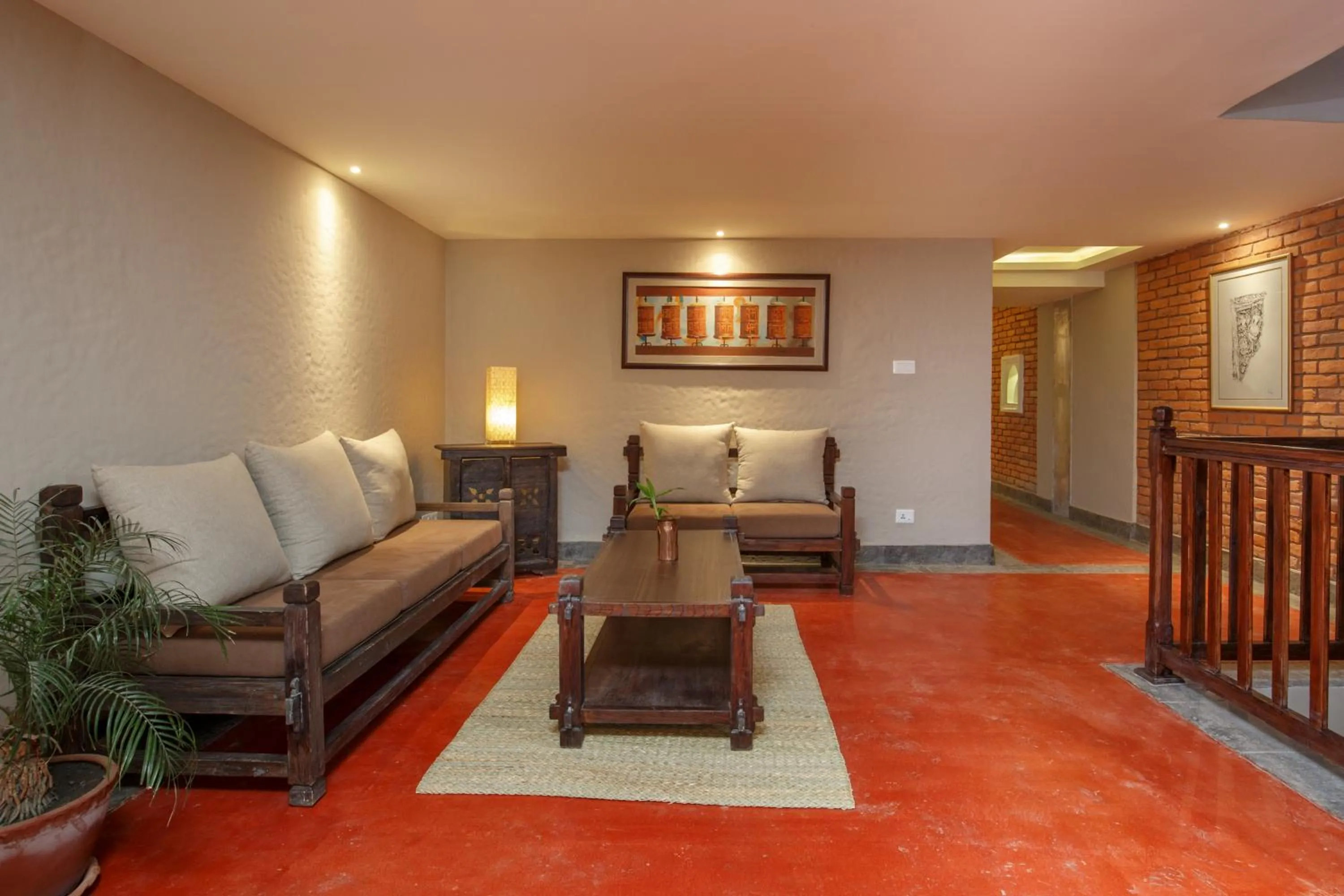 Lobby or reception in Hotel Thamel House - 6 km from Boudhanath Stupa, Kathmandu