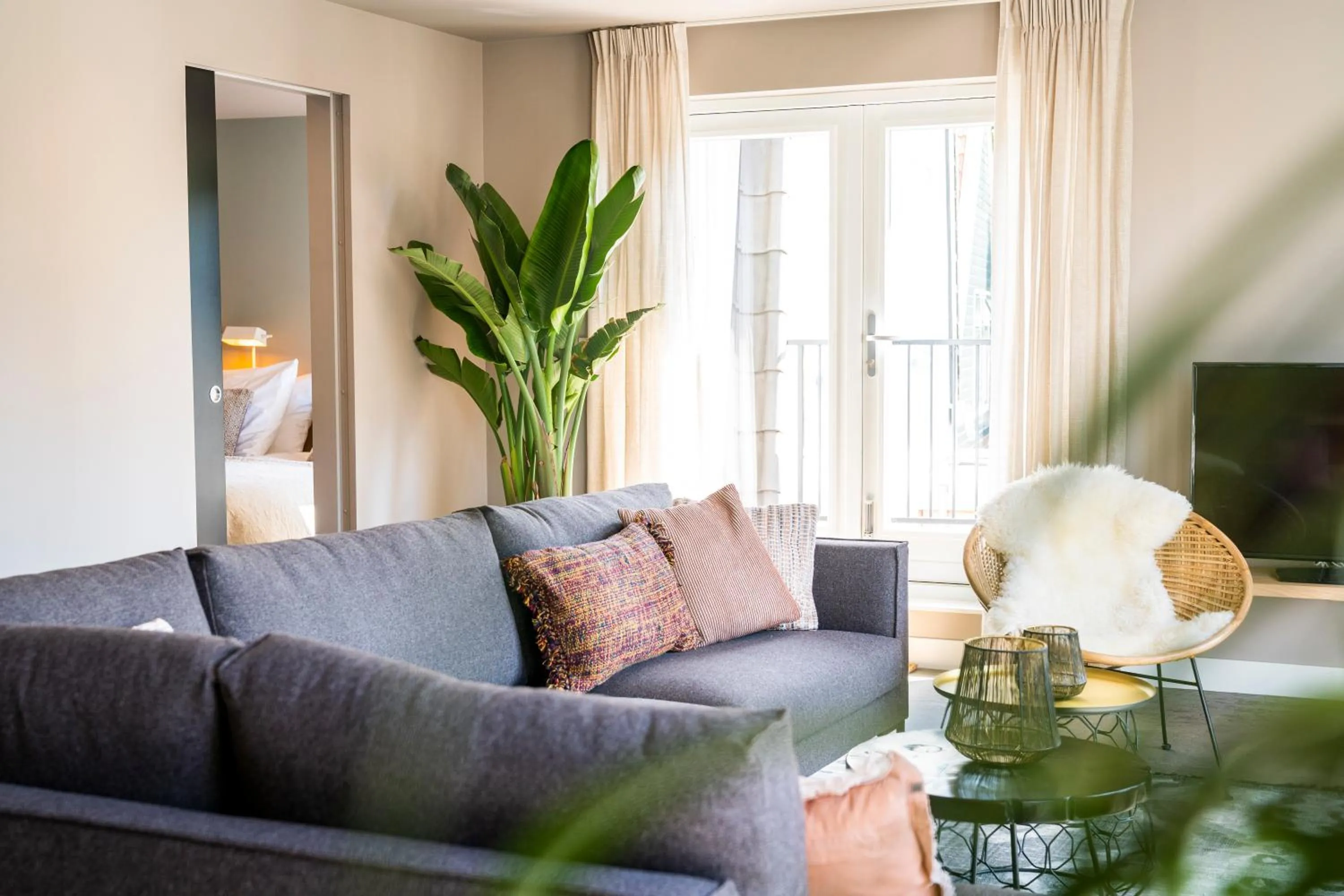 Seating area in Just Texel Suites & Apartments