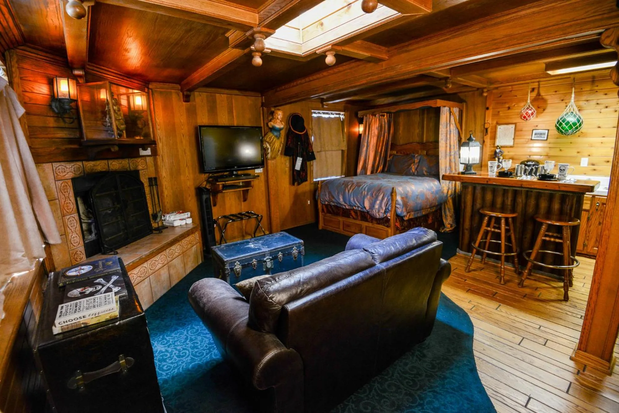 Photo of the whole room in Castle Wood Theme Cottages- COUPLES ONLY