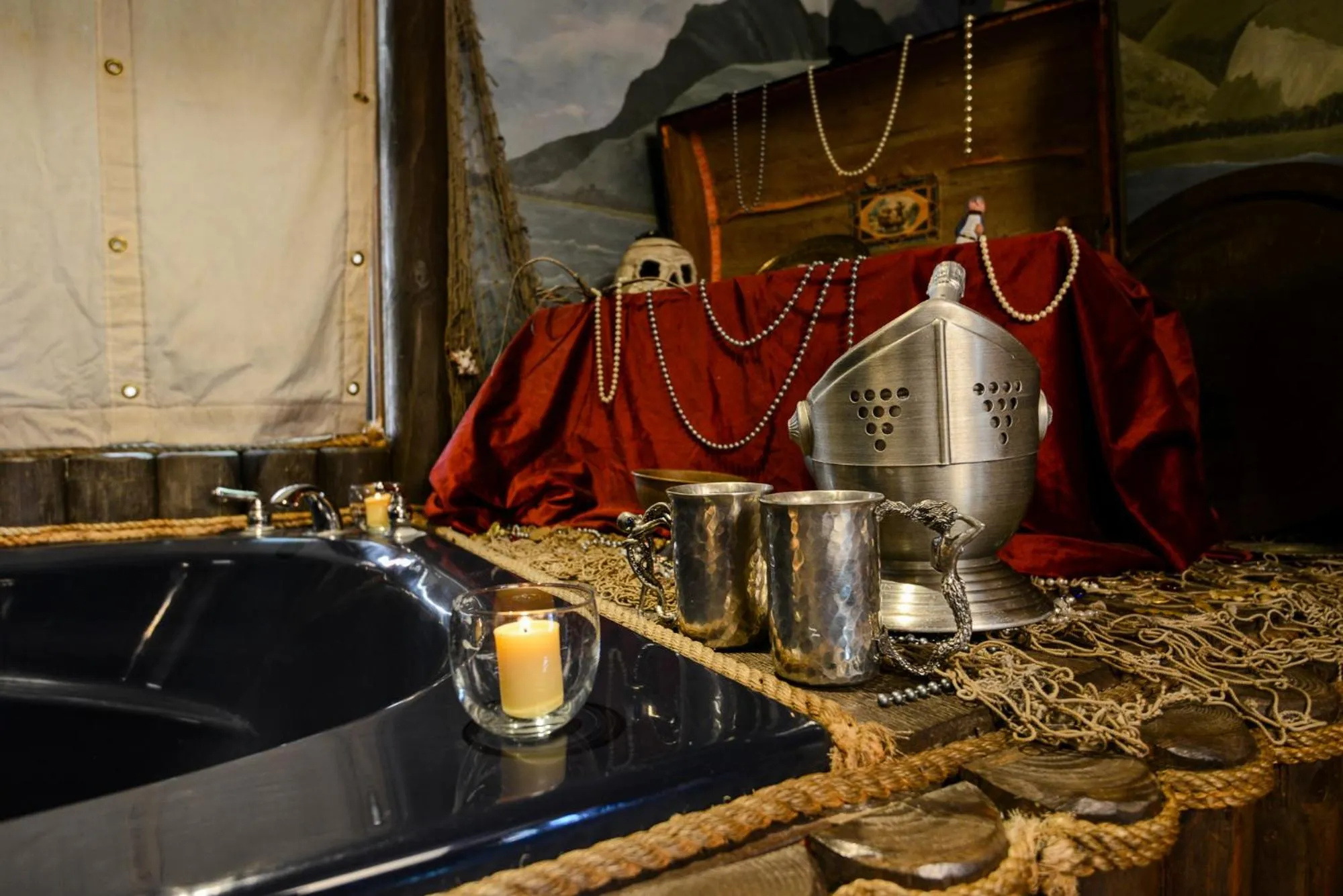 Decorative detail in Castle Wood Theme Cottages- COUPLES ONLY