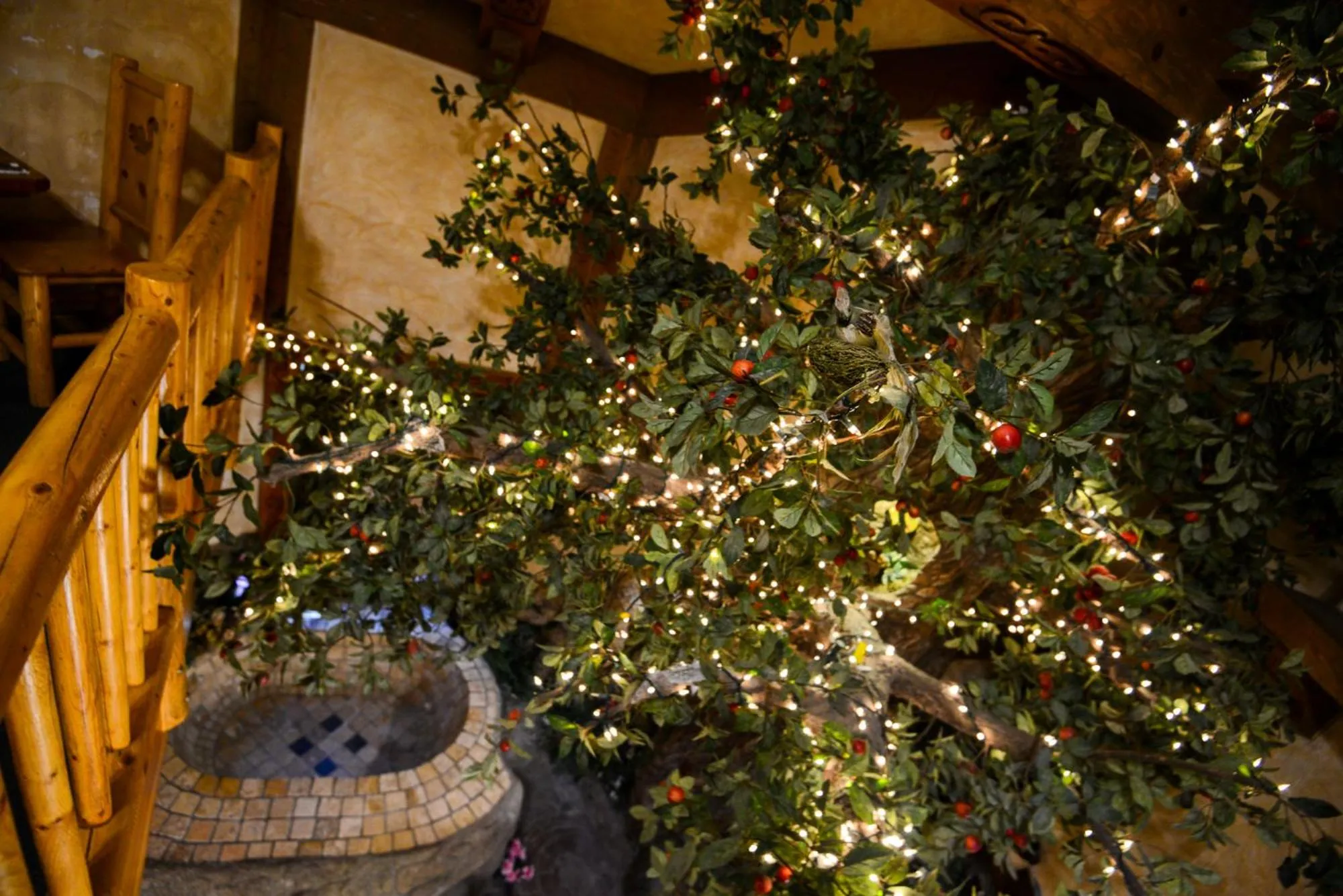 Decorative detail in Castle Wood Theme Cottages- COUPLES ONLY