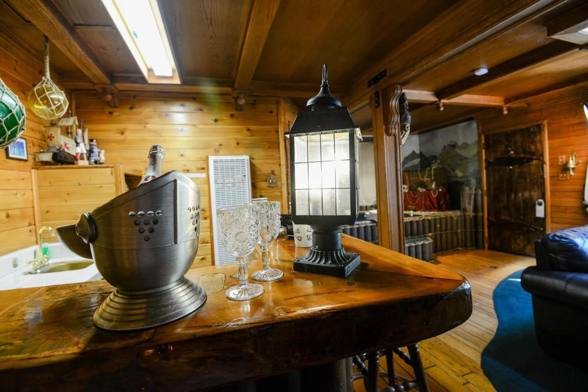 Decorative detail in Castle Wood Theme Cottages- COUPLES ONLY