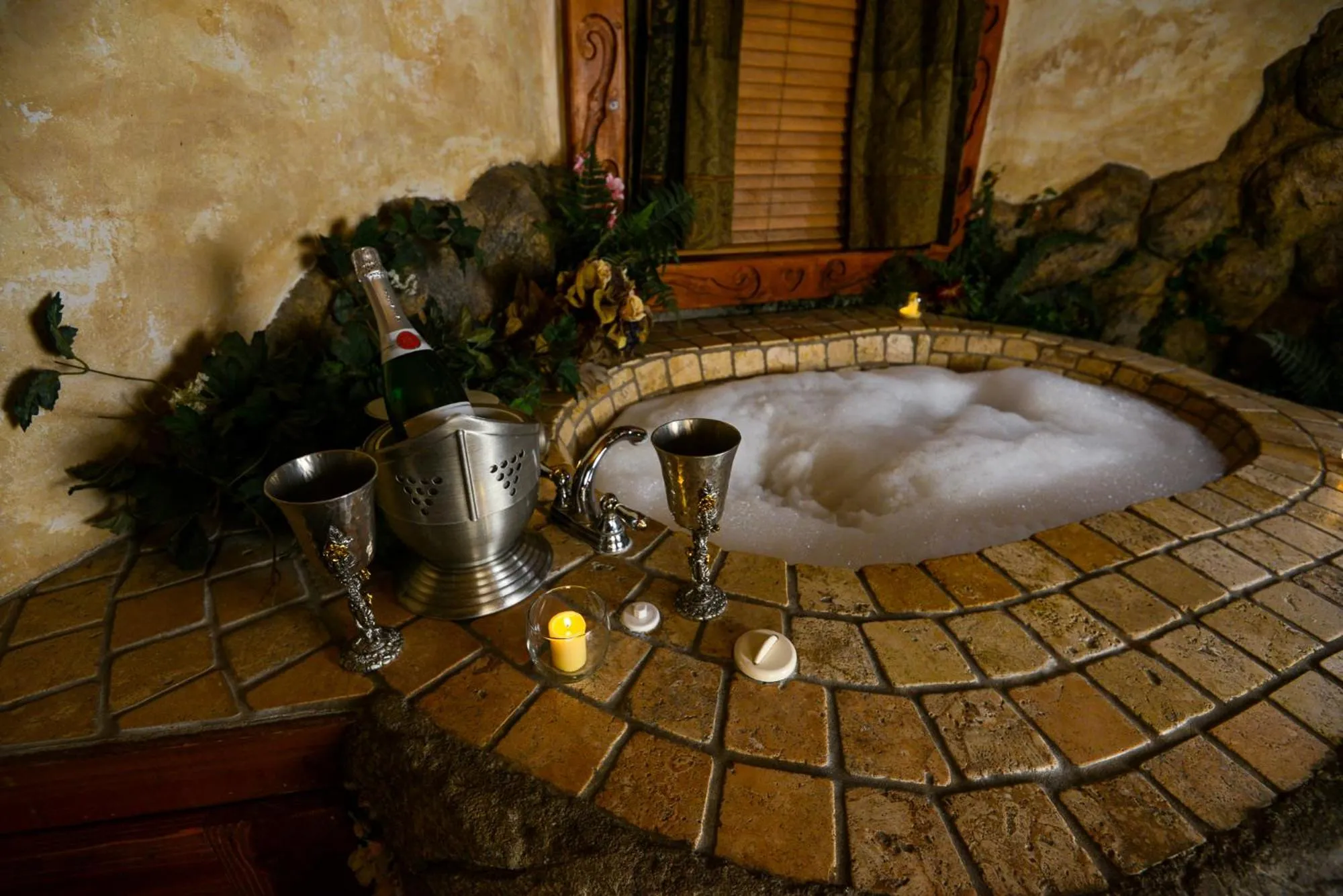Bath in Castle Wood Theme Cottages- COUPLES ONLY