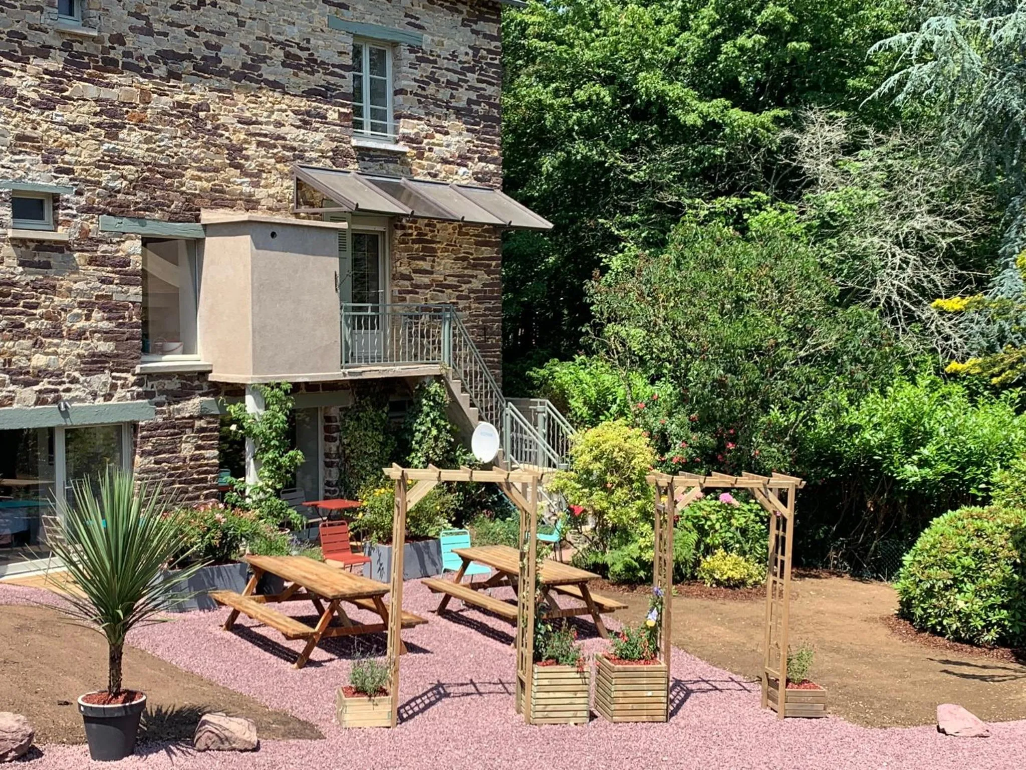 Garden in La maison des Légendes